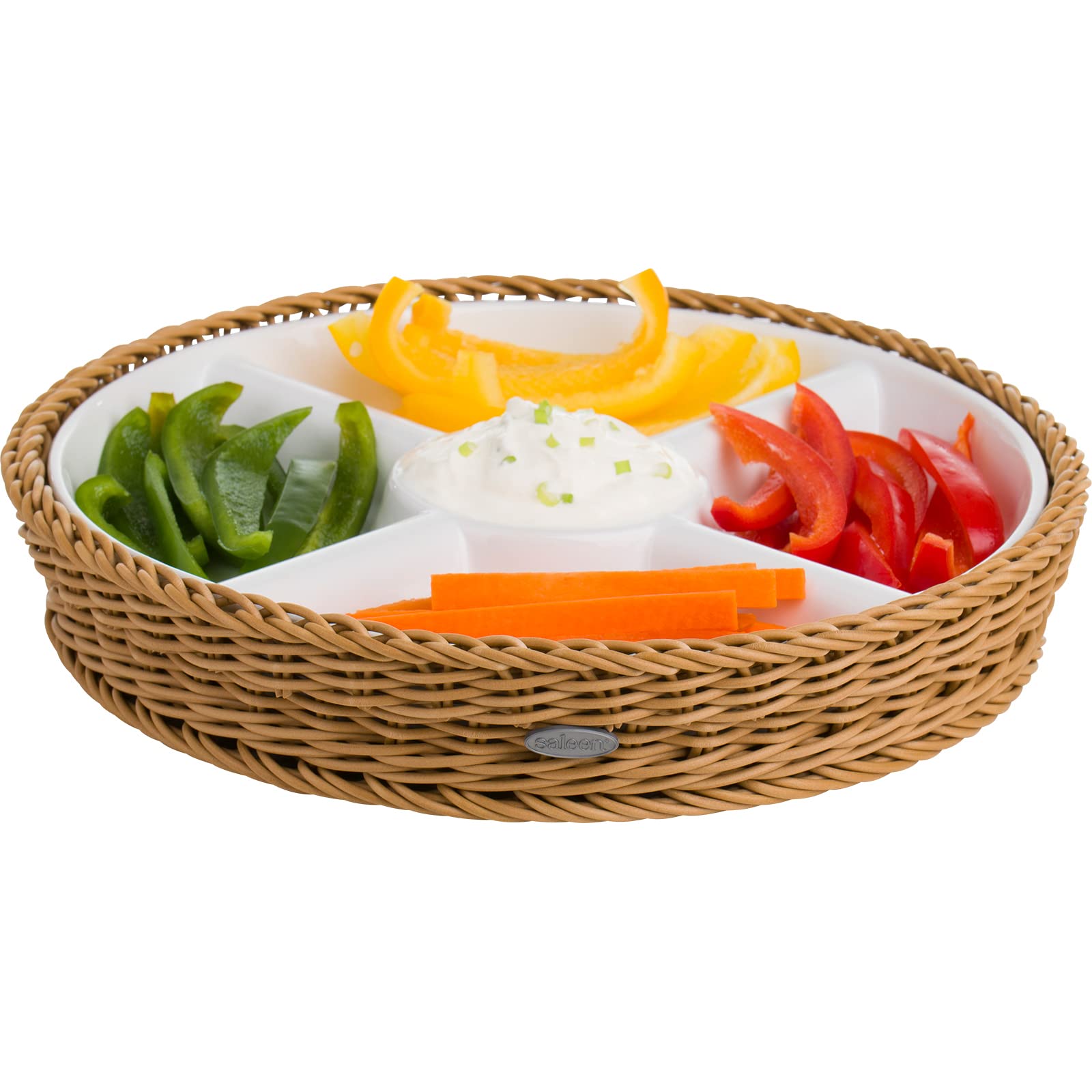 westmark-saleen-corbeille-antipastis-ronde-5-compartiments-en-porcelaine-amovibl image 4