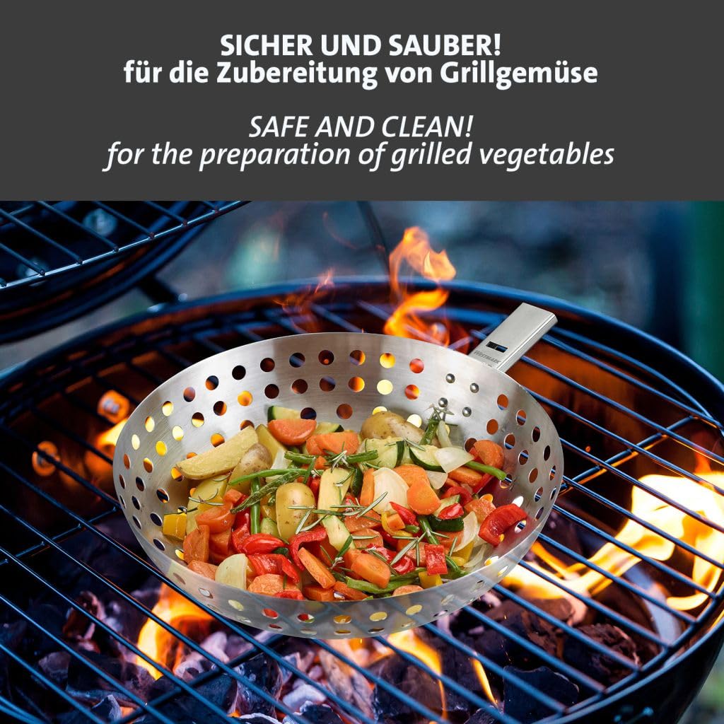 westmark-wok-barbecue-en-acier-inoxydable-perfor-poign-e-amovible-passe-au-lave- image 3