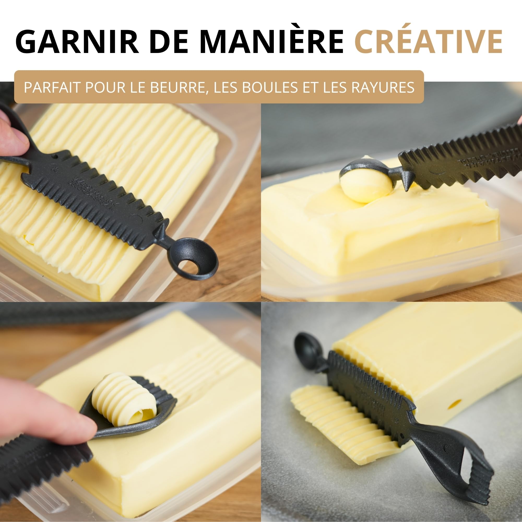 westmark-decorex-special-black-edition-outil-polyvalent-garniture-beurre-fromage image 3