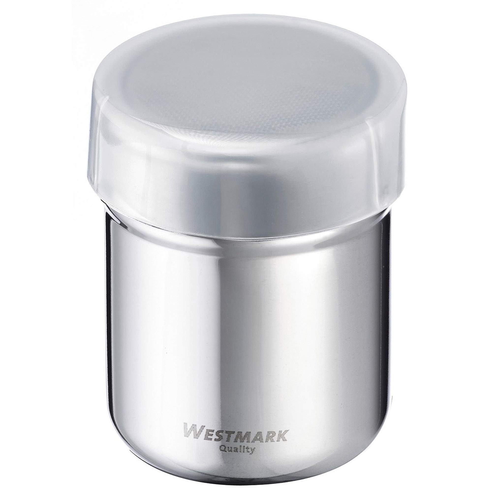 westmark-69502260-saupoudreuse-sucre-glace-acier-inoxydable-tamis-fin-avec-couve image 2