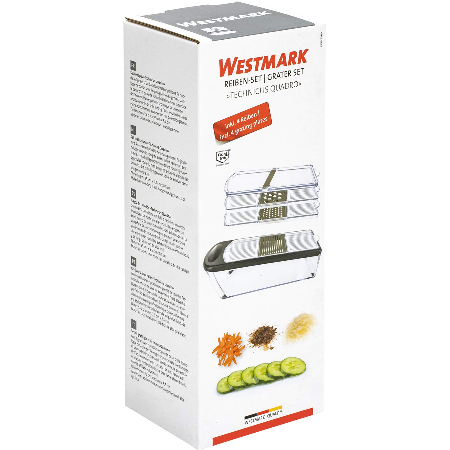 westmark-technicus-quadro-14352260-set-de-r-pe-trancheur-4-inserts-r-cipient-col image 8