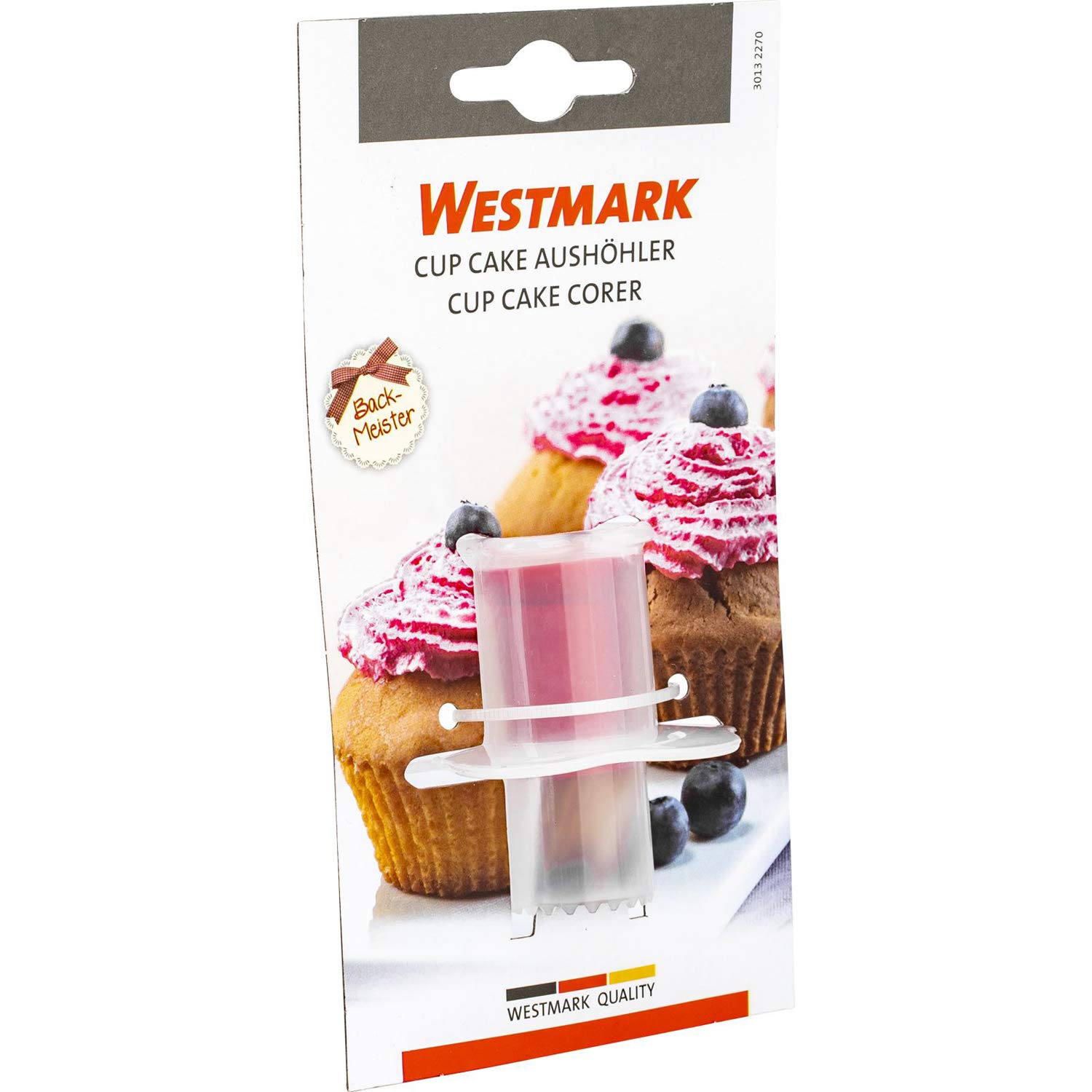 westmark-30132270-vidoir-cupcake-6-cm-en-plastique-blanc-rouge image 8