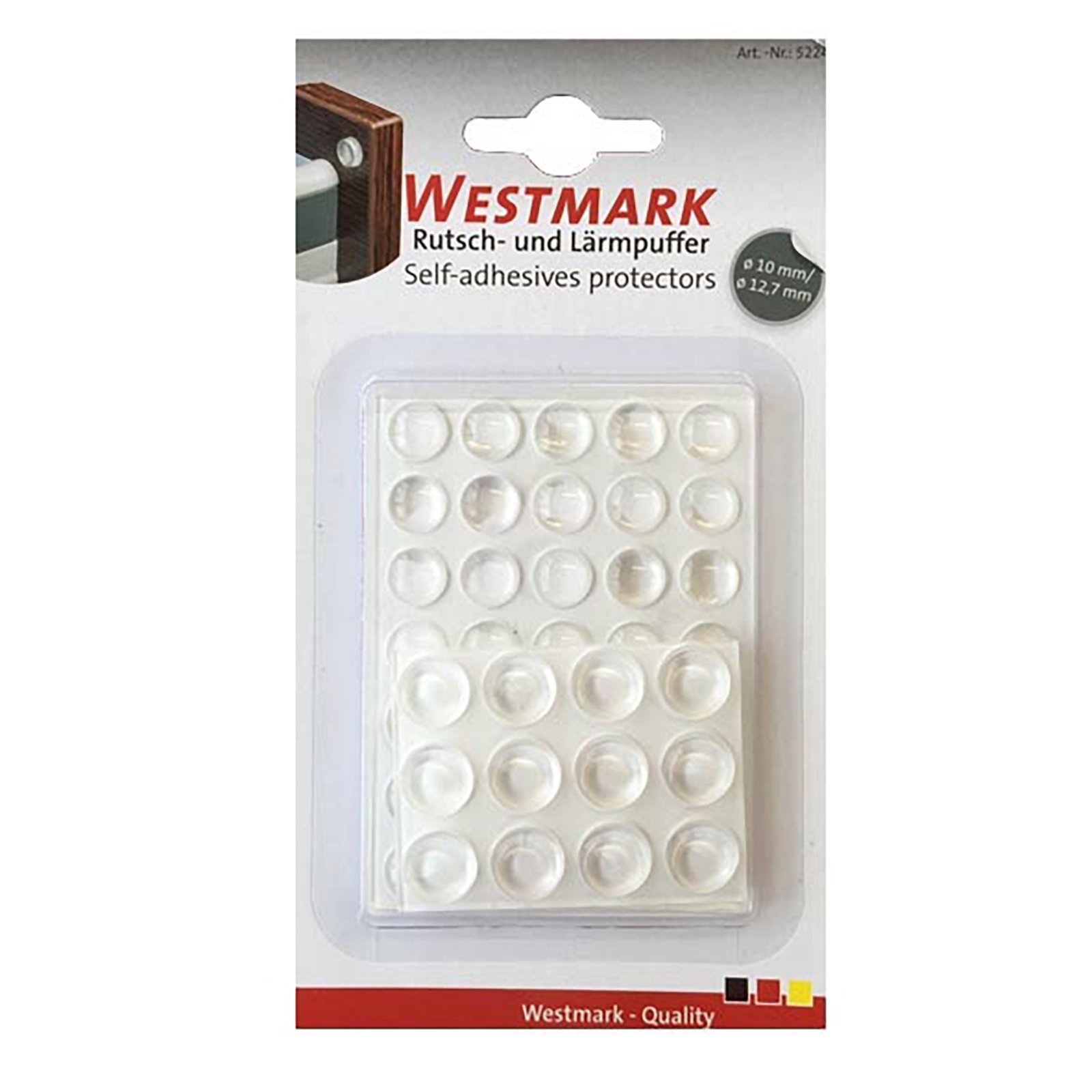 westmark-52242280-tampons-antid-rapants-et-anti-bruit-transparents-en-plastique- image 6