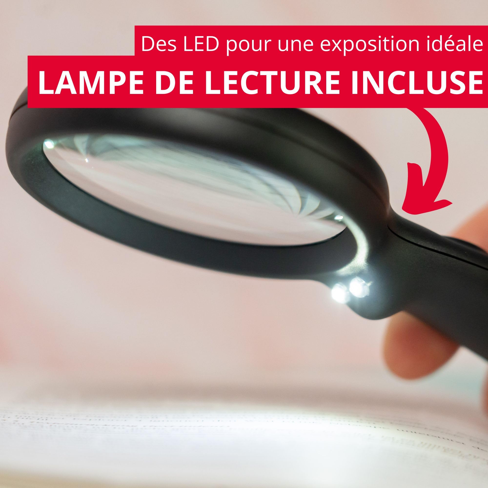 westmark-loupe-optique-avec-lampe-led-grossissement-4x-verre-de-qualit-abs-piles image 2