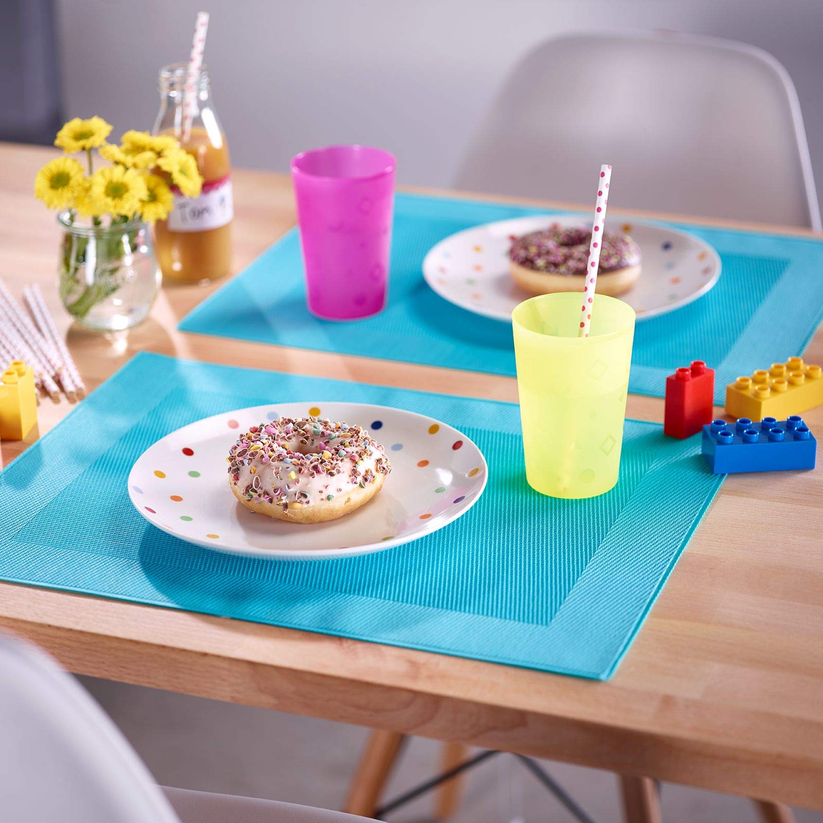 westmark-saleen-home-set-de-4-sets-de-table-synth-tiques-42-x-32-cm-turquoise-as image 5