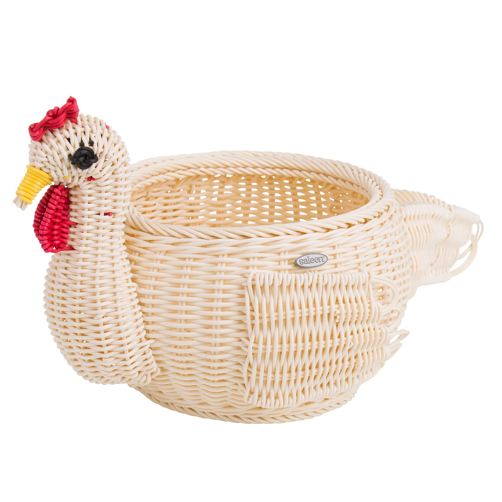 westmark-saleen-berta-panier-de-d-coration-poule-en-polypropyl-ne-tress-ivoire-3 image 6