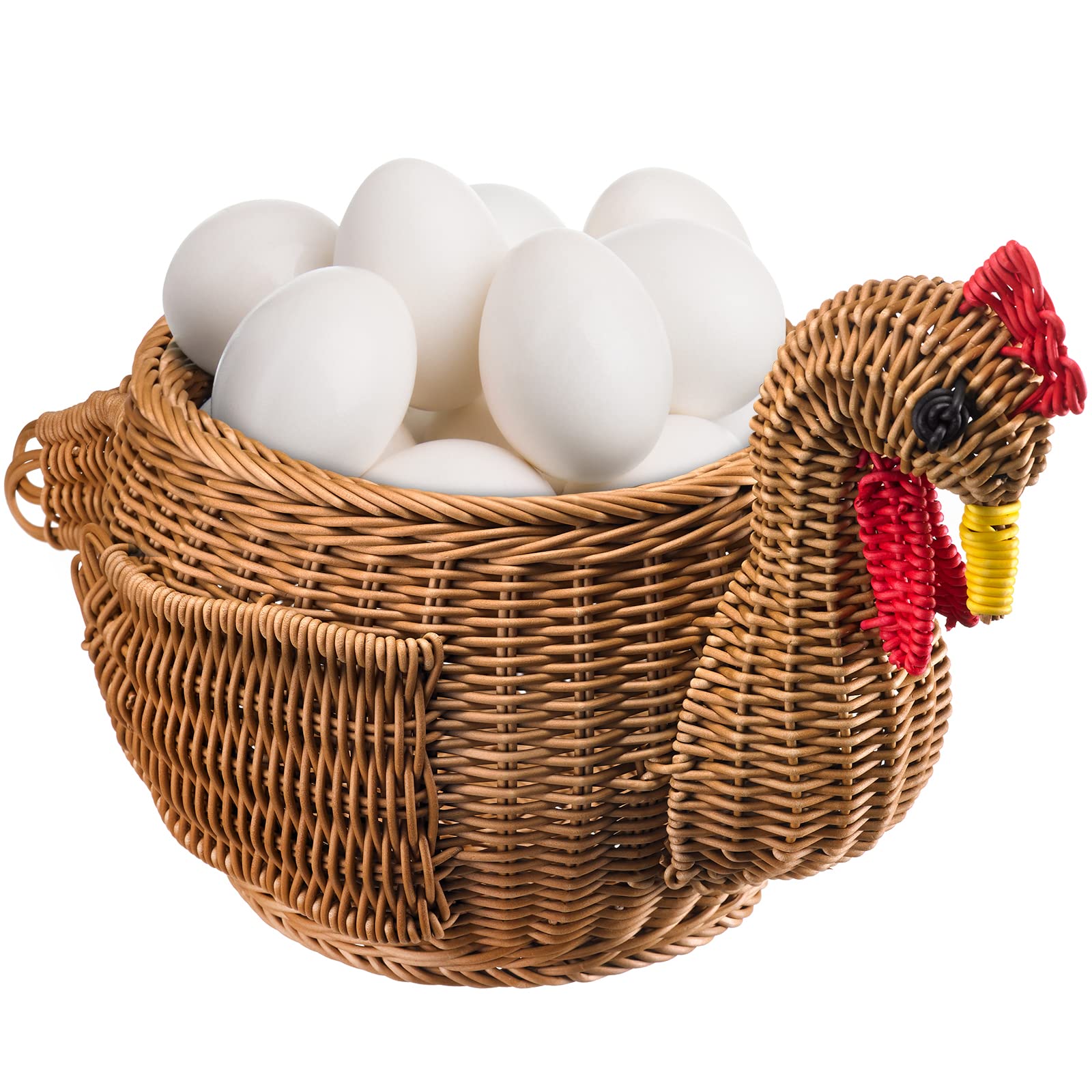 westmark-saleen-panier-d-coratif-poule-berta-polypropyl-ne-tress-la-main-beige-3 image 2