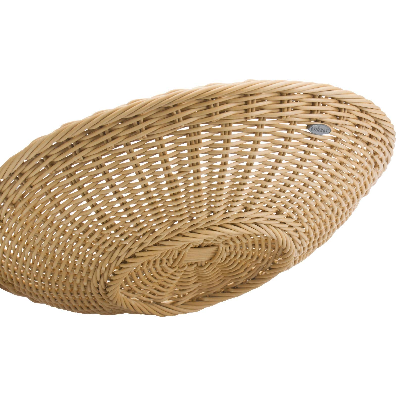 westmark-saleen-corbeille-plate-artisanale-38-x-7-5-cm-beige-vannerie-synth-tiqu image 3