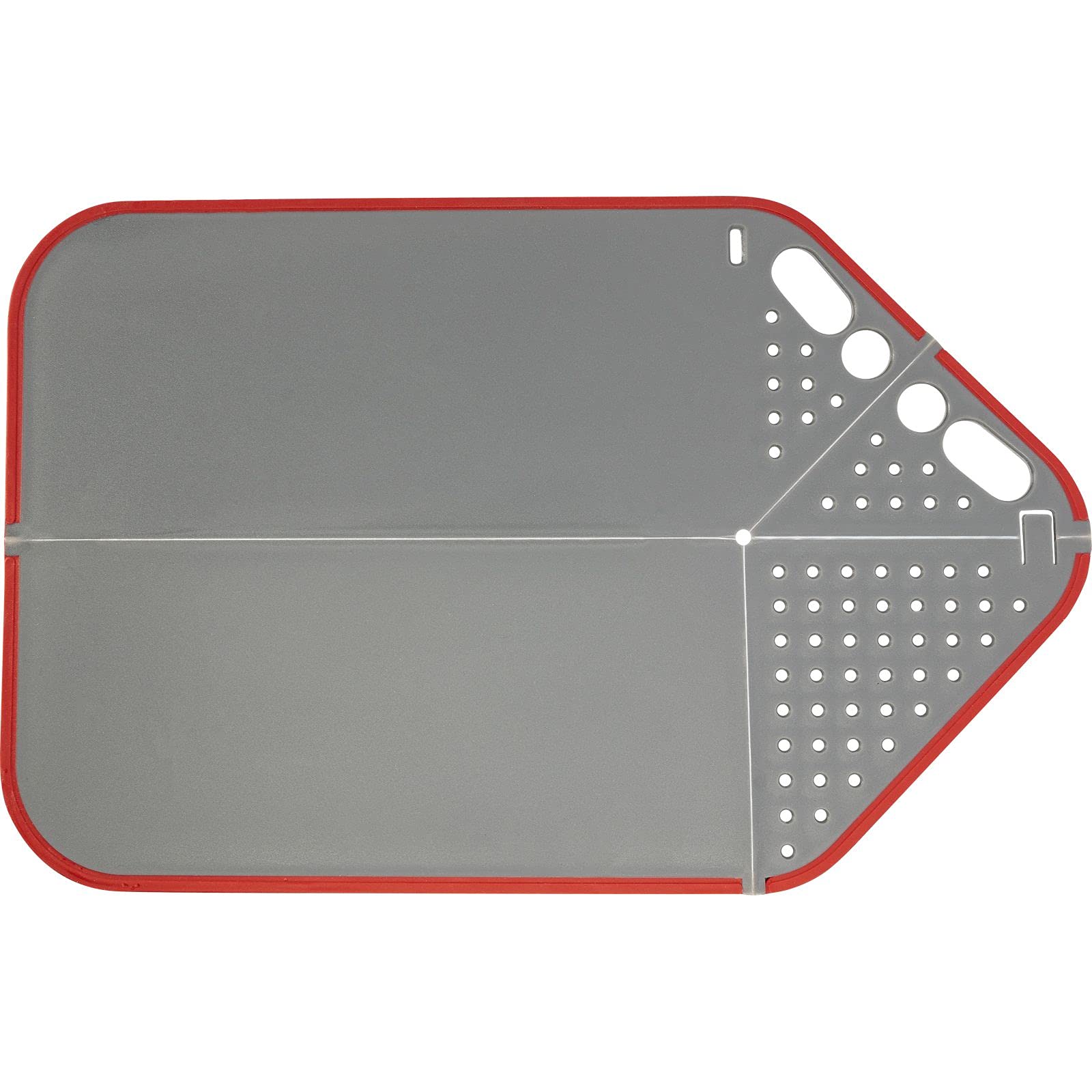 westmark-62192270-planche-d-couper-pliable-3-en-1-en-plastique-gris-rouge image 3
