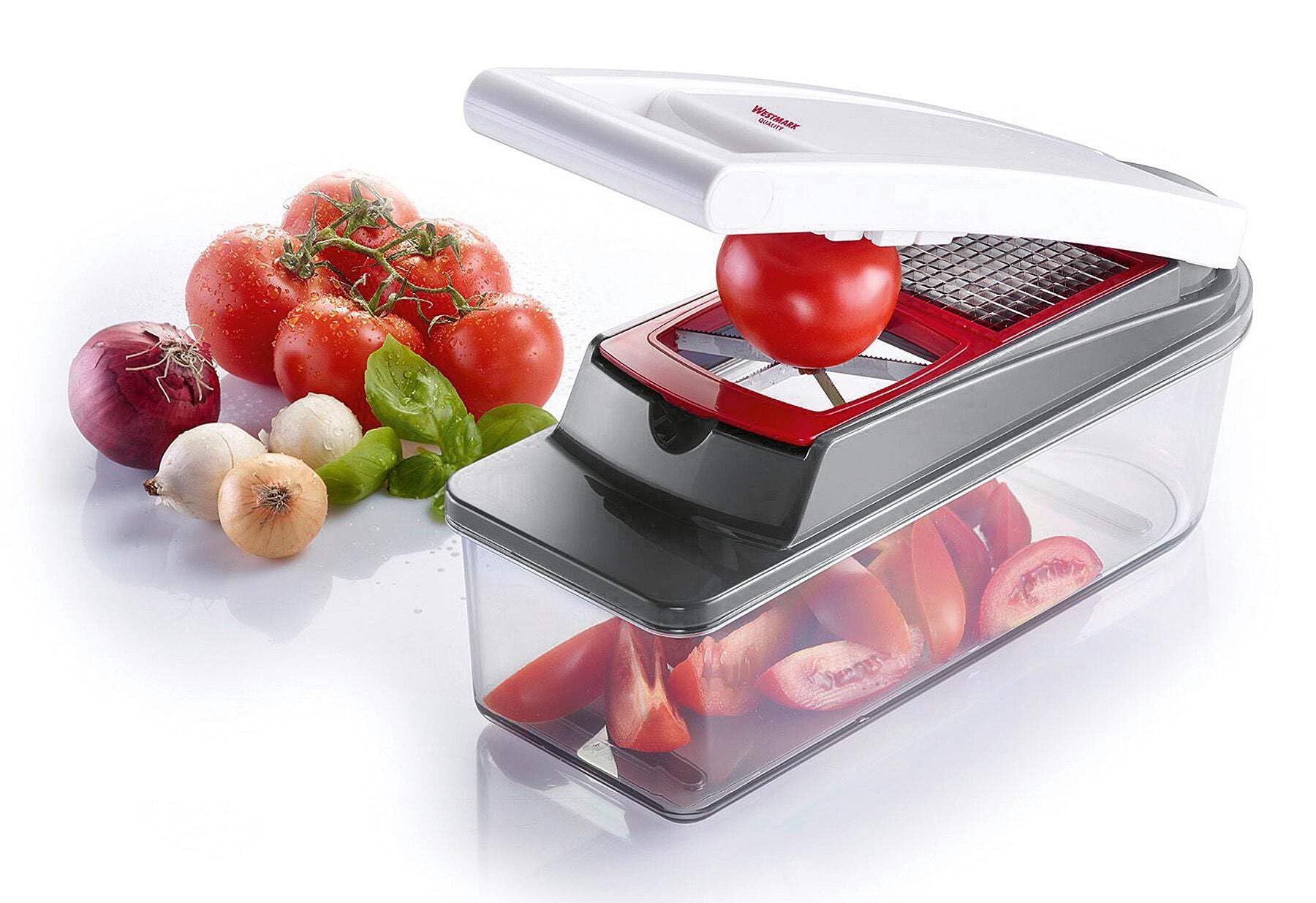 westmark-dicer-star-plus-97112260-mandoline-coupe-l-gumes-12-pi-ces-avec-r-cipie image 4