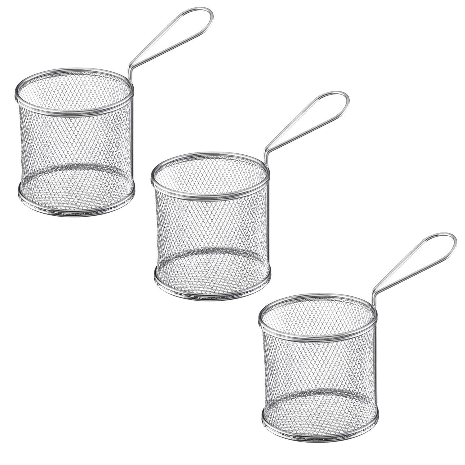 westmark-tapas-friends-lot-de-3-paniers-de-service-ronds-en-acier-inoxydable-18- image 1