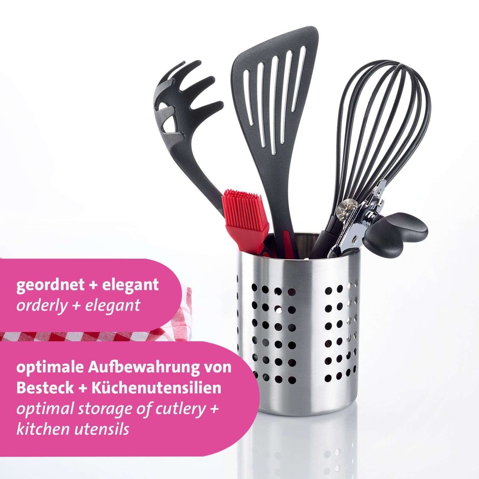 westmark-lot-de-2-gouttoirs-couverts-ronds-en-acier-inoxydable-10-x-13-cm-porte- image 3