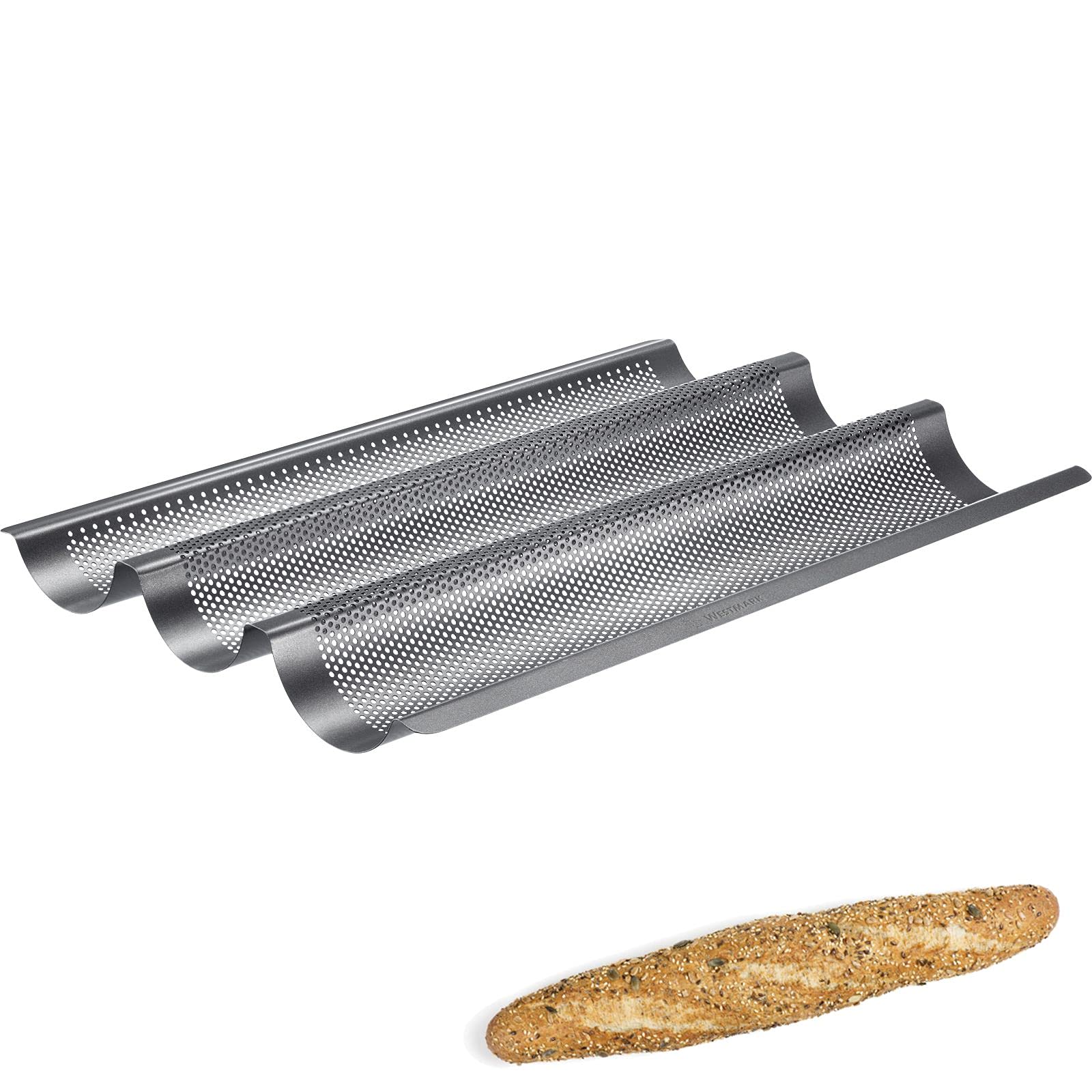 westmark-329822e6-moule-baguettes-3logement-antiadh-sif-pinceau-p-tisserie-en-bo image 2