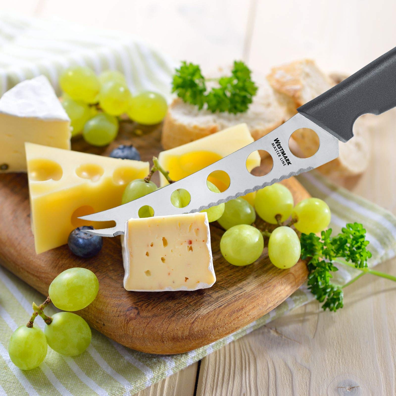 westmark-couteau-fromage-master-line-13562270-lame-perfor-e-13-5-cm-acier-inoxyd image 3