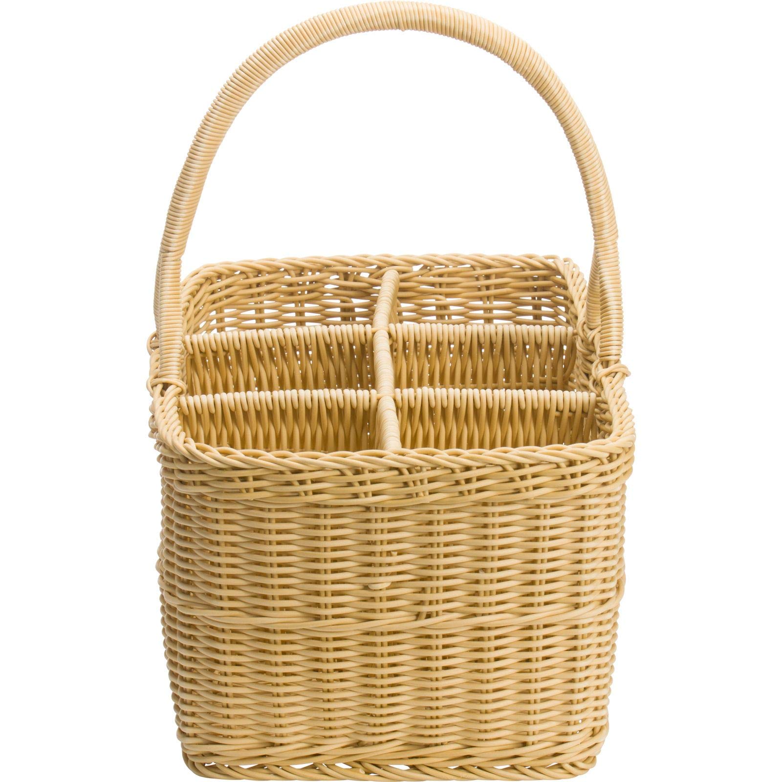 saleen-2038802-porte-bouteilles-rectangulaire-vannerie-artisanale-env-38-x-29-x- image 2