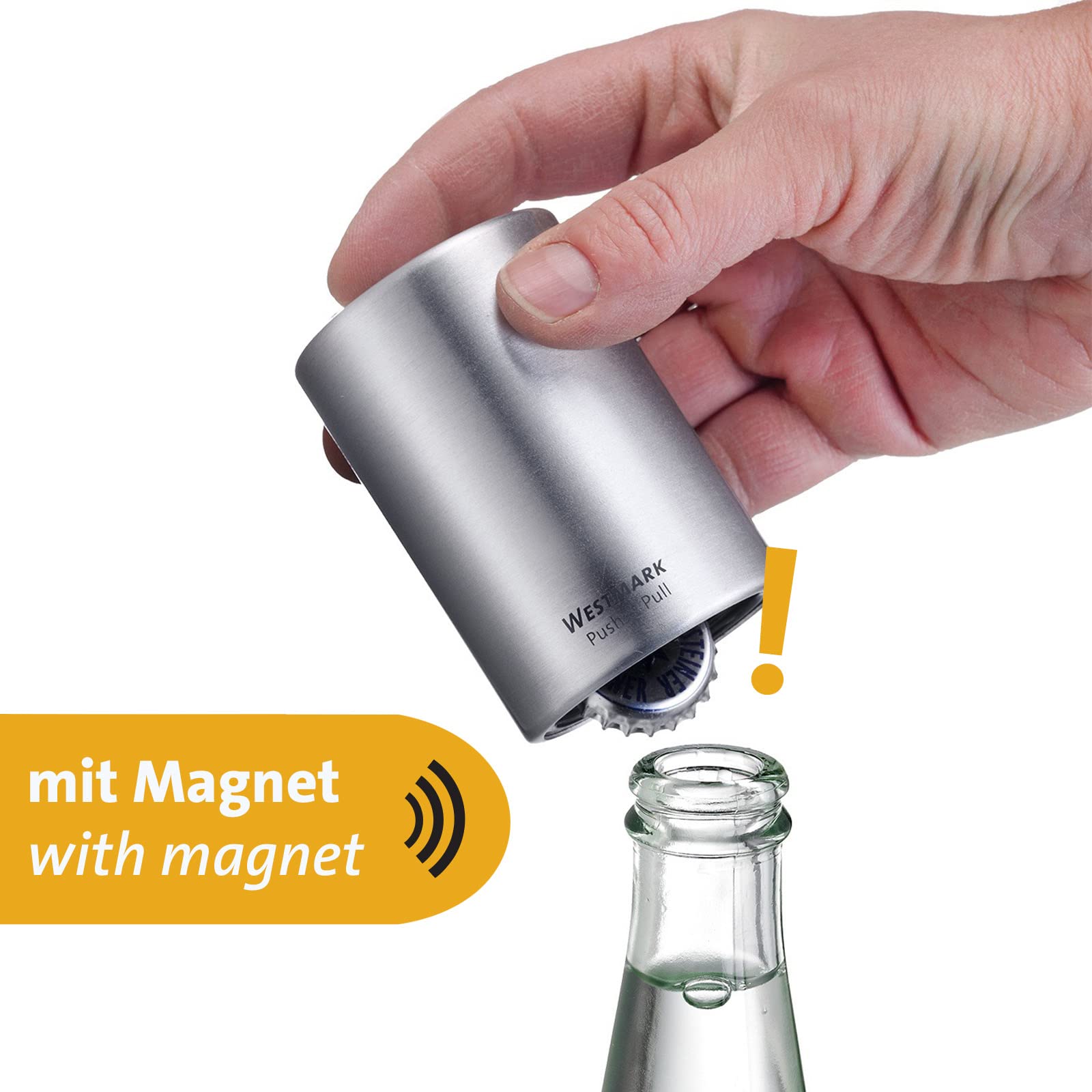 westmark-push-pull-ouvre-bouteille-automatique-pour-capsules-couronnes-aluminium image 3