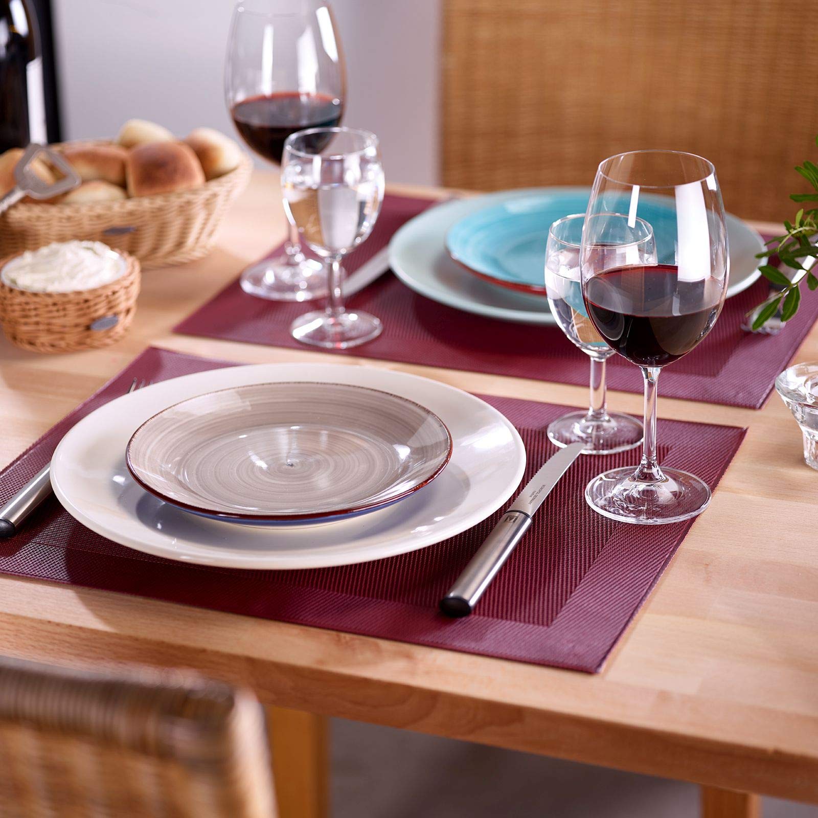 westmark-sets-de-table-saleen-home-4-pi-ces-42-x-32-cm-vinyle-polyester-tiss-rou image 4