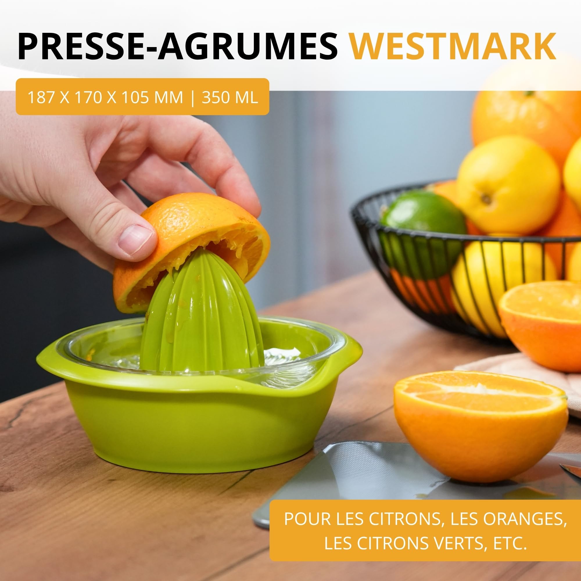 westmark-presse-agrumes-limetta-3091227a-avec-r-cipient-0-5-l-en-plastique-vert- image 3
