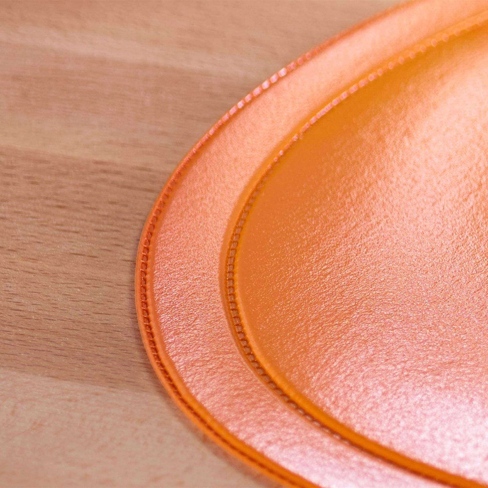 westmark-saleen-fun-set-de-4-sets-de-table-ovales-vinyle-45-5-x-29-cm-orange-010 image 3