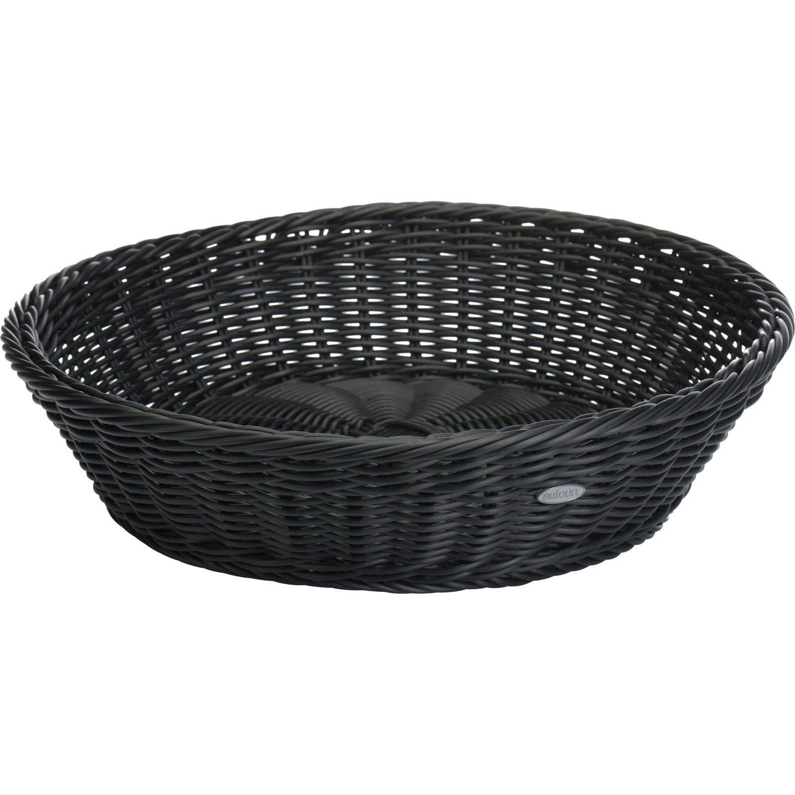 westmark-saleen-corbeille-ronde-artisanale-37-x-9-cm-noir-vannerie-synth-tique-r image 5