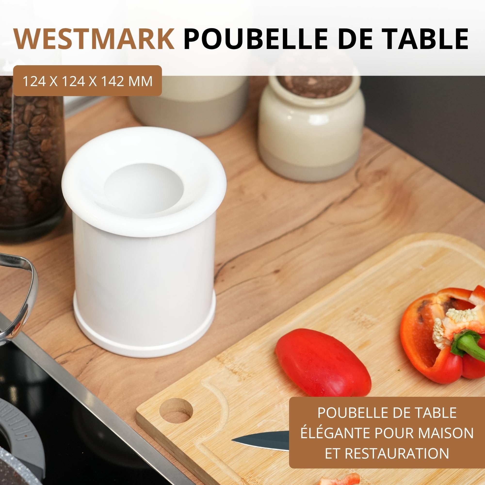 westmark-poubelle-de-table-1-litre-21202270-mini-poubelle-effet-porcelaine-avec- image 2