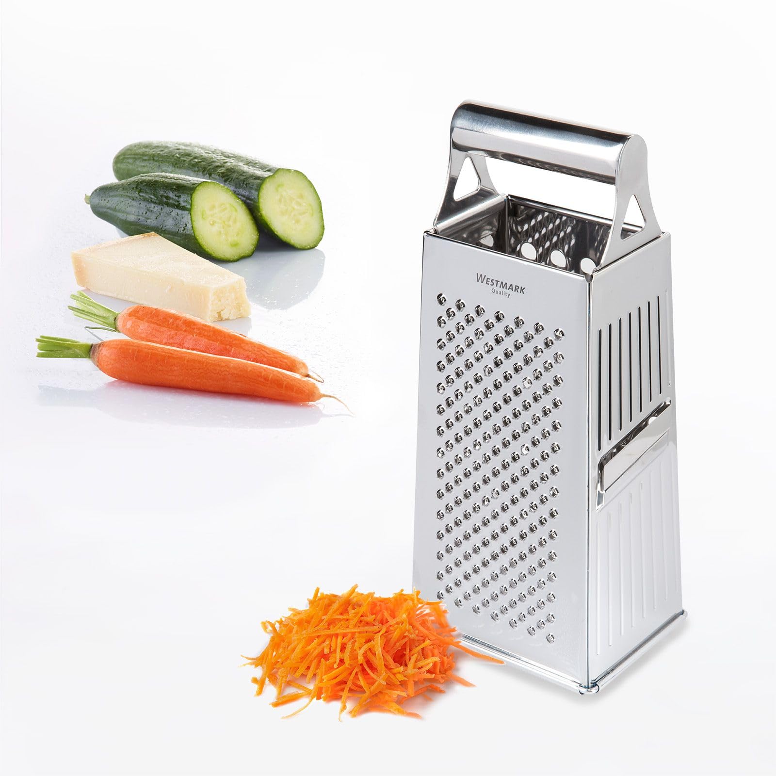 westmark-quattro-r-pe-crudit-s-4-faces-en-acier-inoxydable-glissi-re-de-collecte image 7