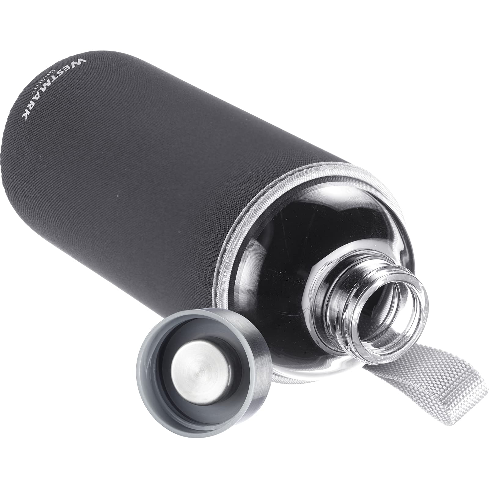 westmark-viva-set-de-2-gourdes-en-verre-1000-ml-avec-housse-de-protection-sans-b-2 image 4