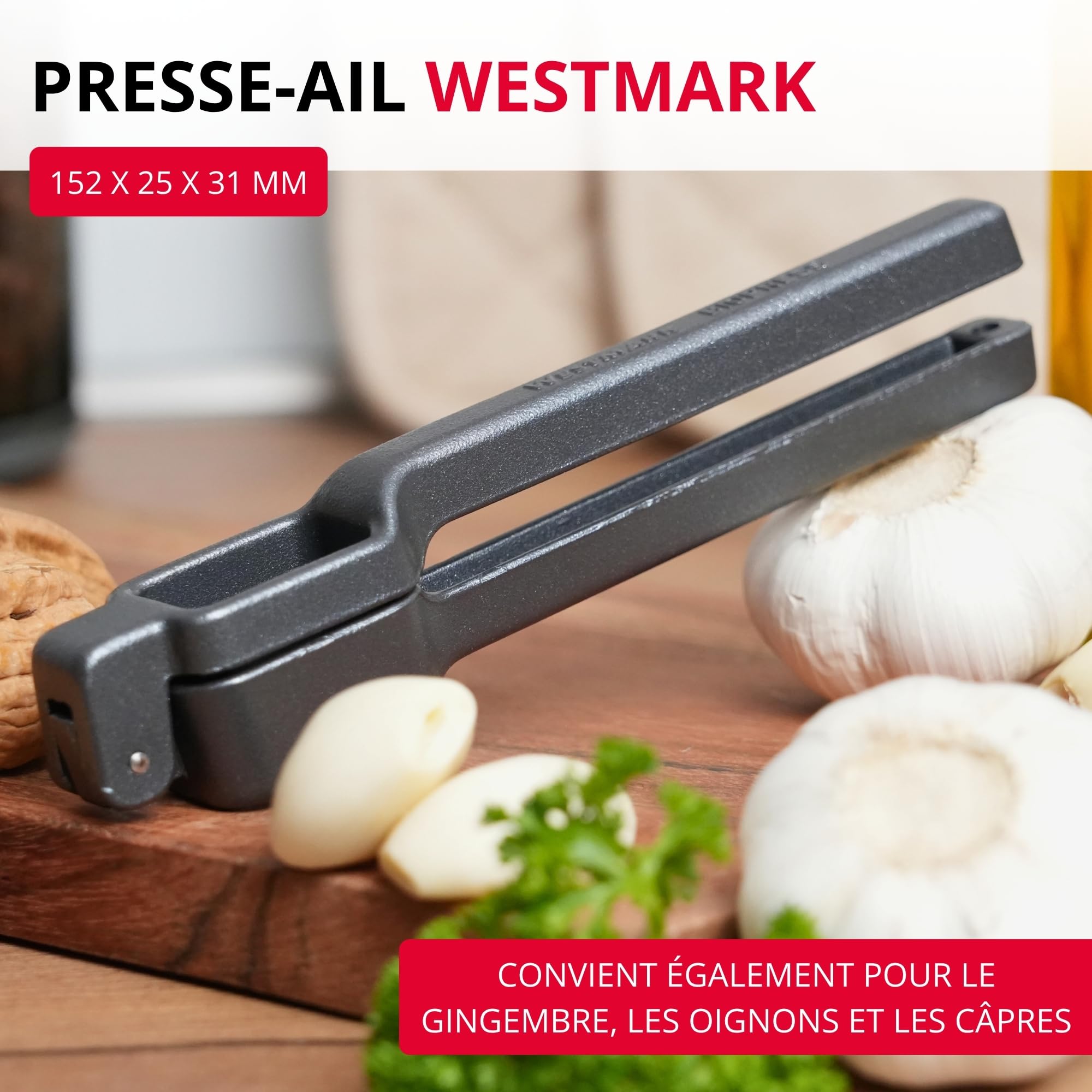 westmark-biopress-black-edition-presse-ail-ergonomique-en-aluminium-lavable-au-l image 2