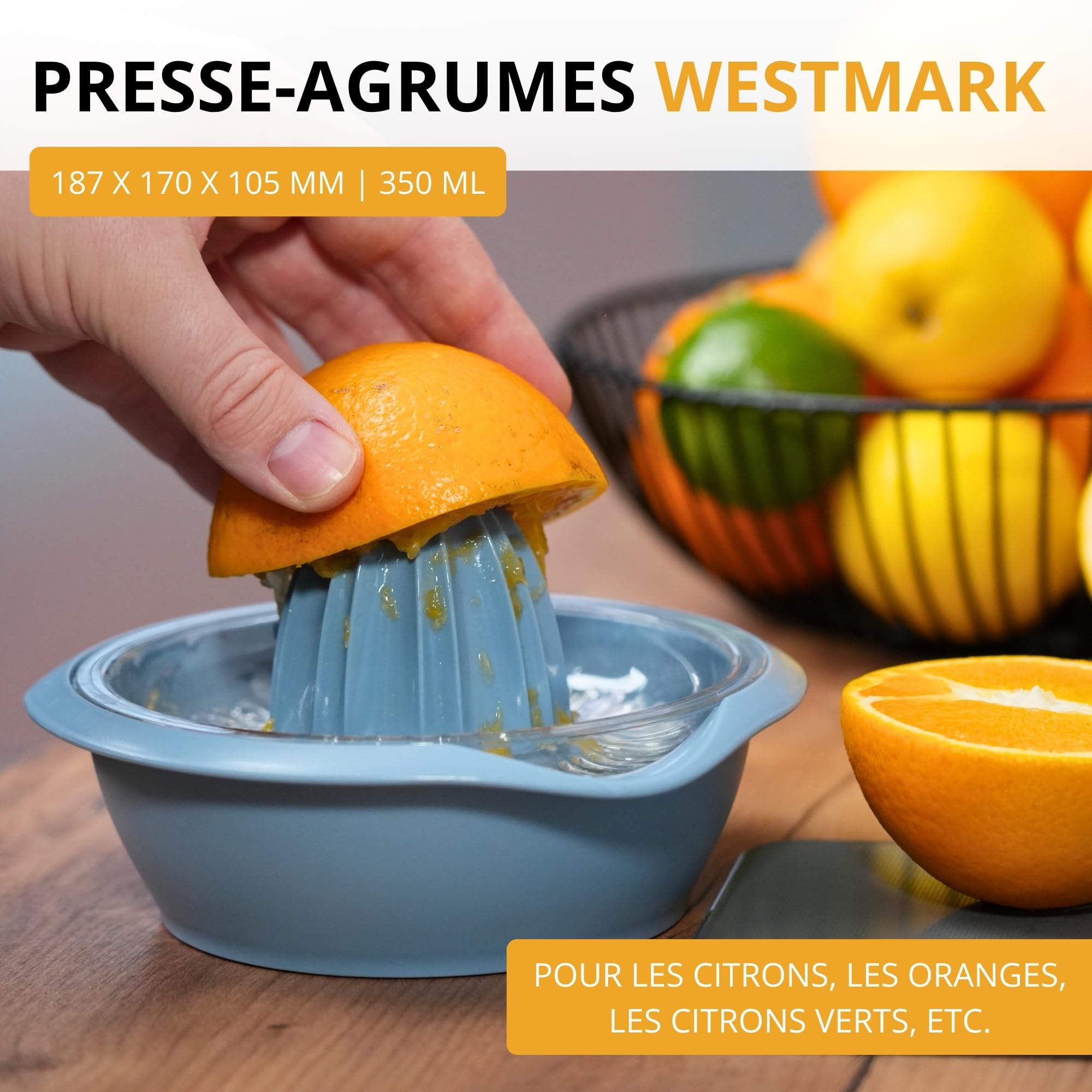 westmark-limetta-presse-agrumes-avec-r-cipient-0-5-l-c-ne-18-7-cm-plastique-bleu image 2