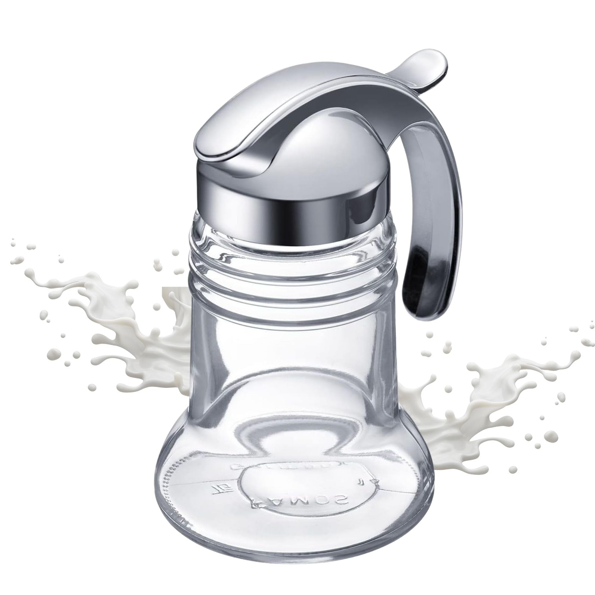 westmark-paris-chrome-distributeur-cr-me-pot-miel-150-ml-verre-abs-chrom-dosage- image 1