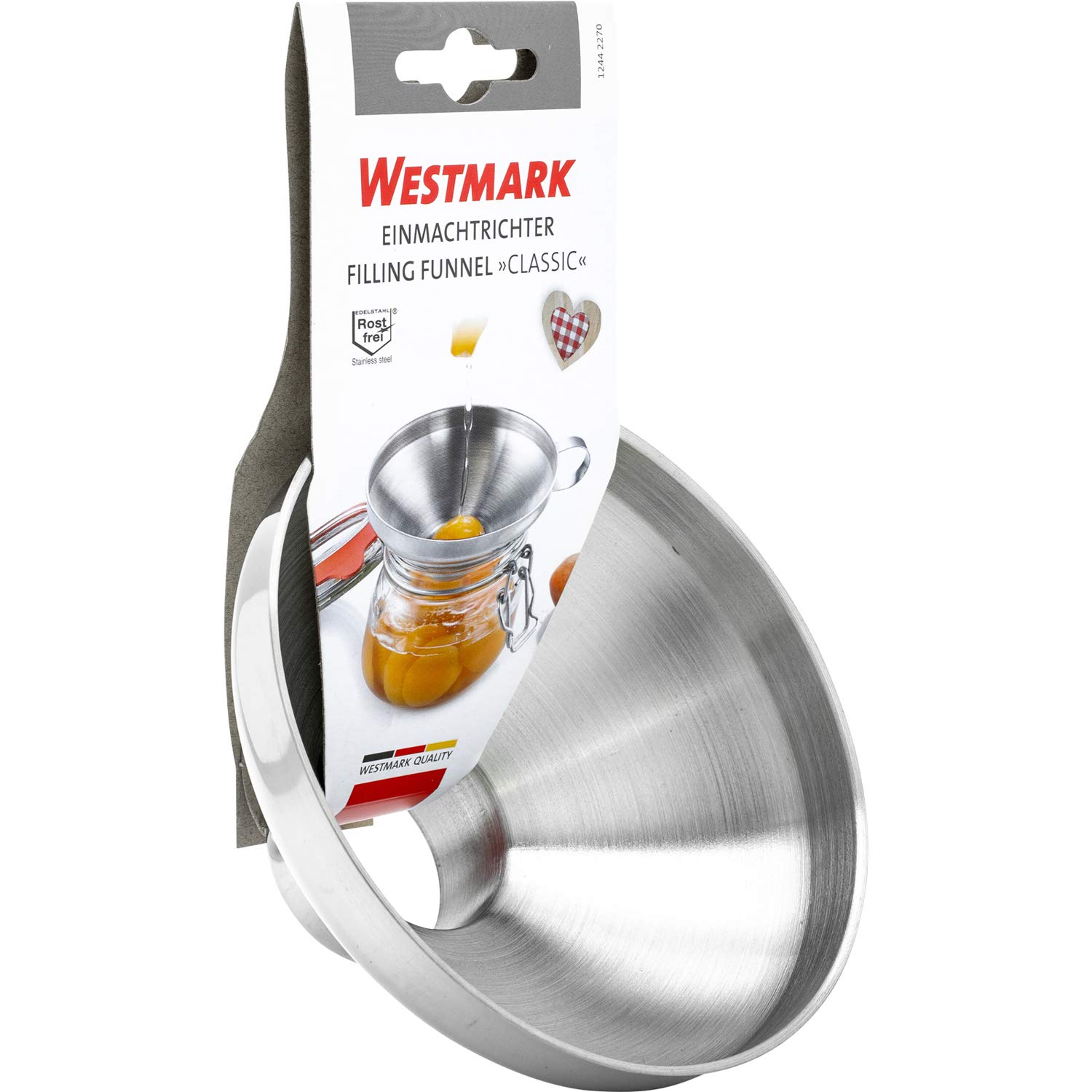 westmark-12442270-entonnoir-confiture-et-conserve-long-col-de-remplissage-acier- image 7