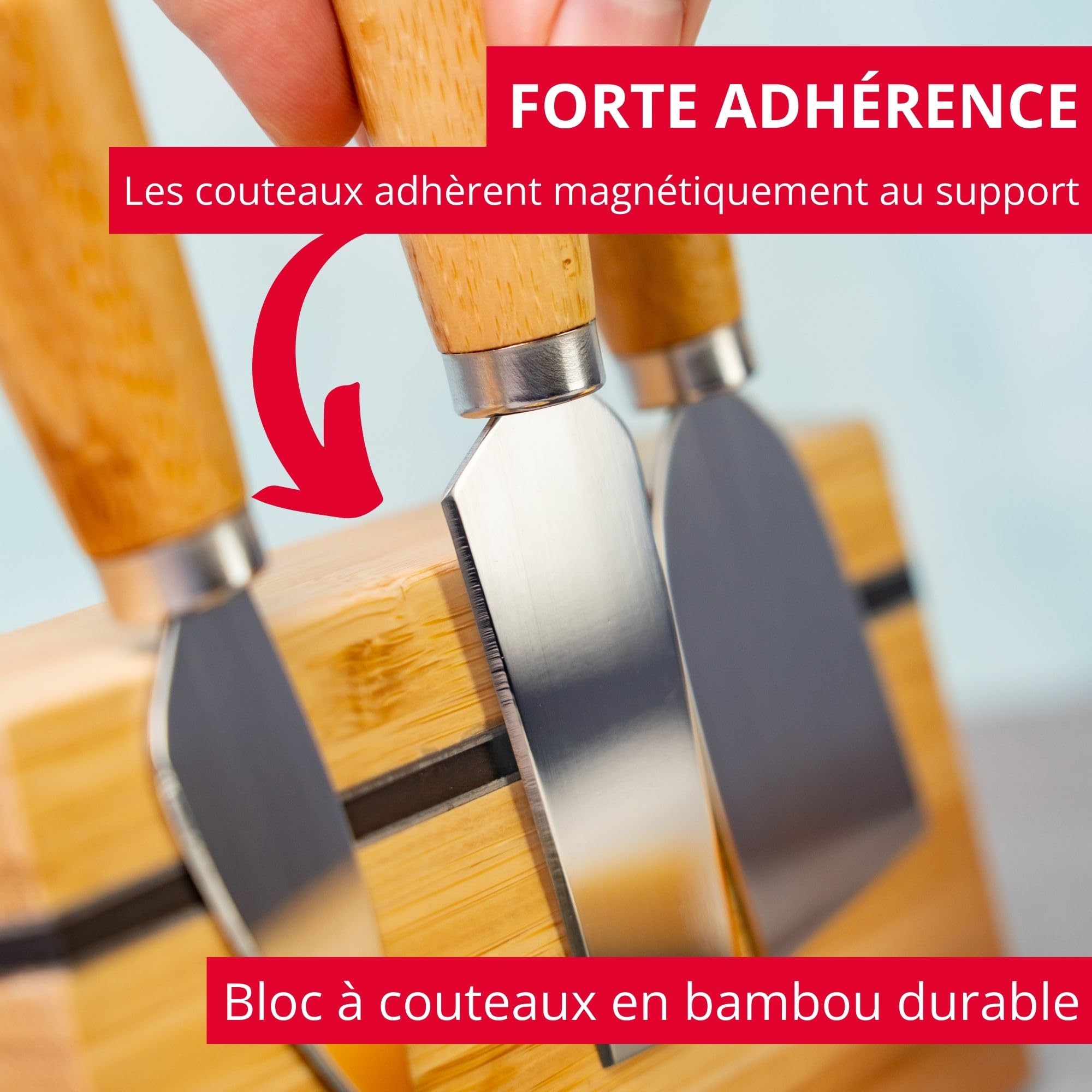 westmark-set-de-5-couteaux-fromage-avec-porte-couteaux-en-bambou-acier-inoxydabl image 3