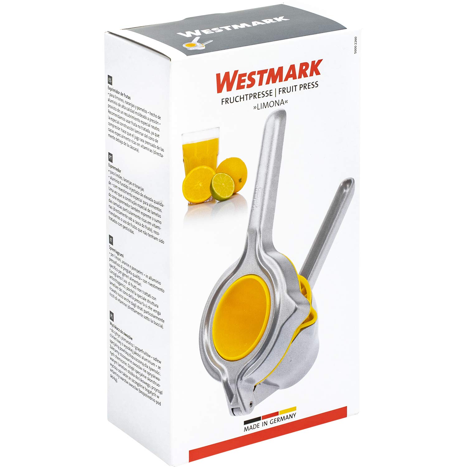 westmark-limona-50002260-presse-fruits-pince-pour-citron-orange-et-agrumes-alumi image 8