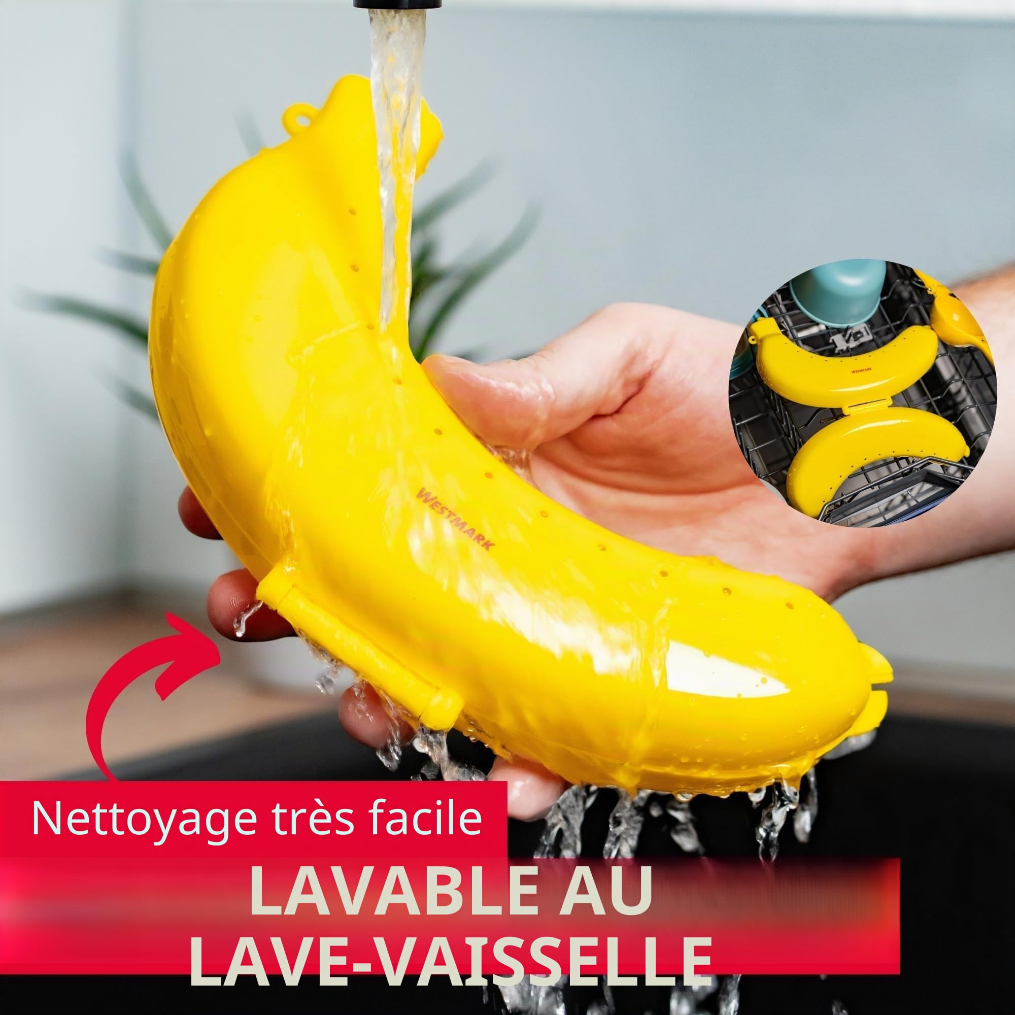 westmark-bo-te-banane-premium-robuste-et-sans-bpa-235-x-139-x-52-mm-jaune image 5
