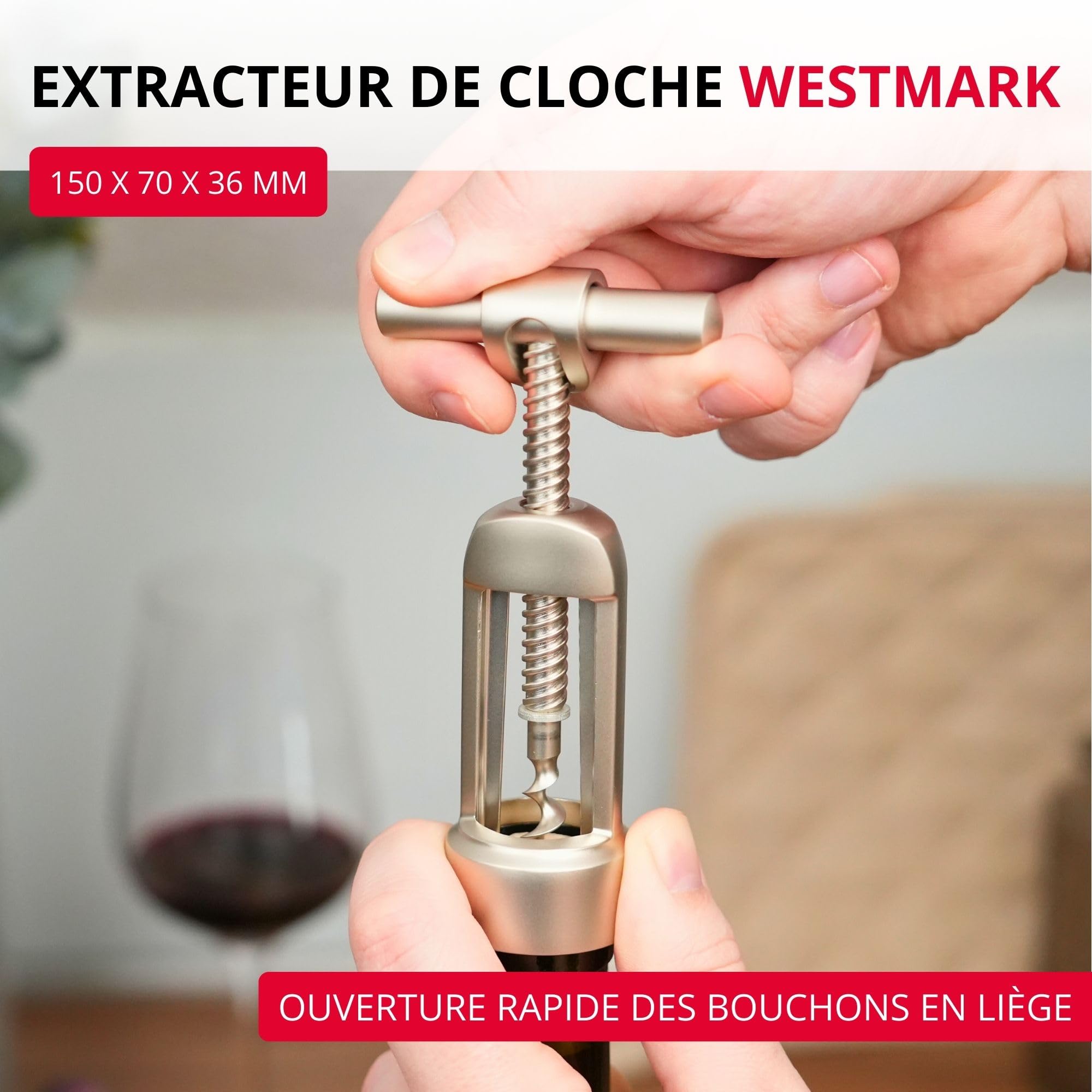 westmark-monopol-edition-tire-bouchon-cloche-avec-extracteur-acier-fonte-de-zinc image 2