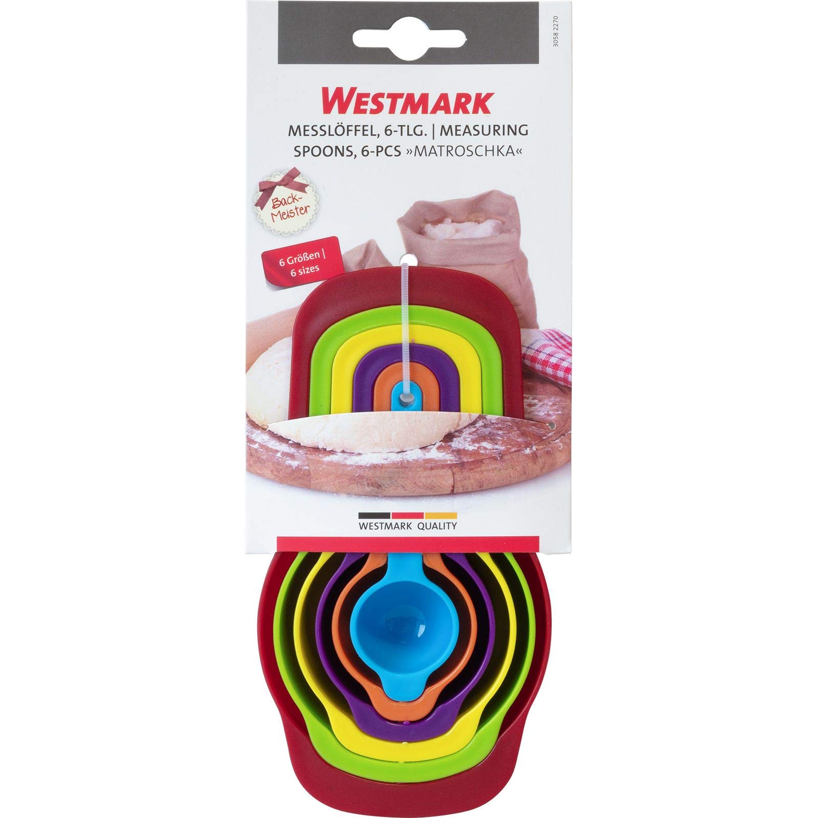 westmark-30582270-matroschka-set-de-6-cuill-res-doseuses-empilables-plastique-sa image 5