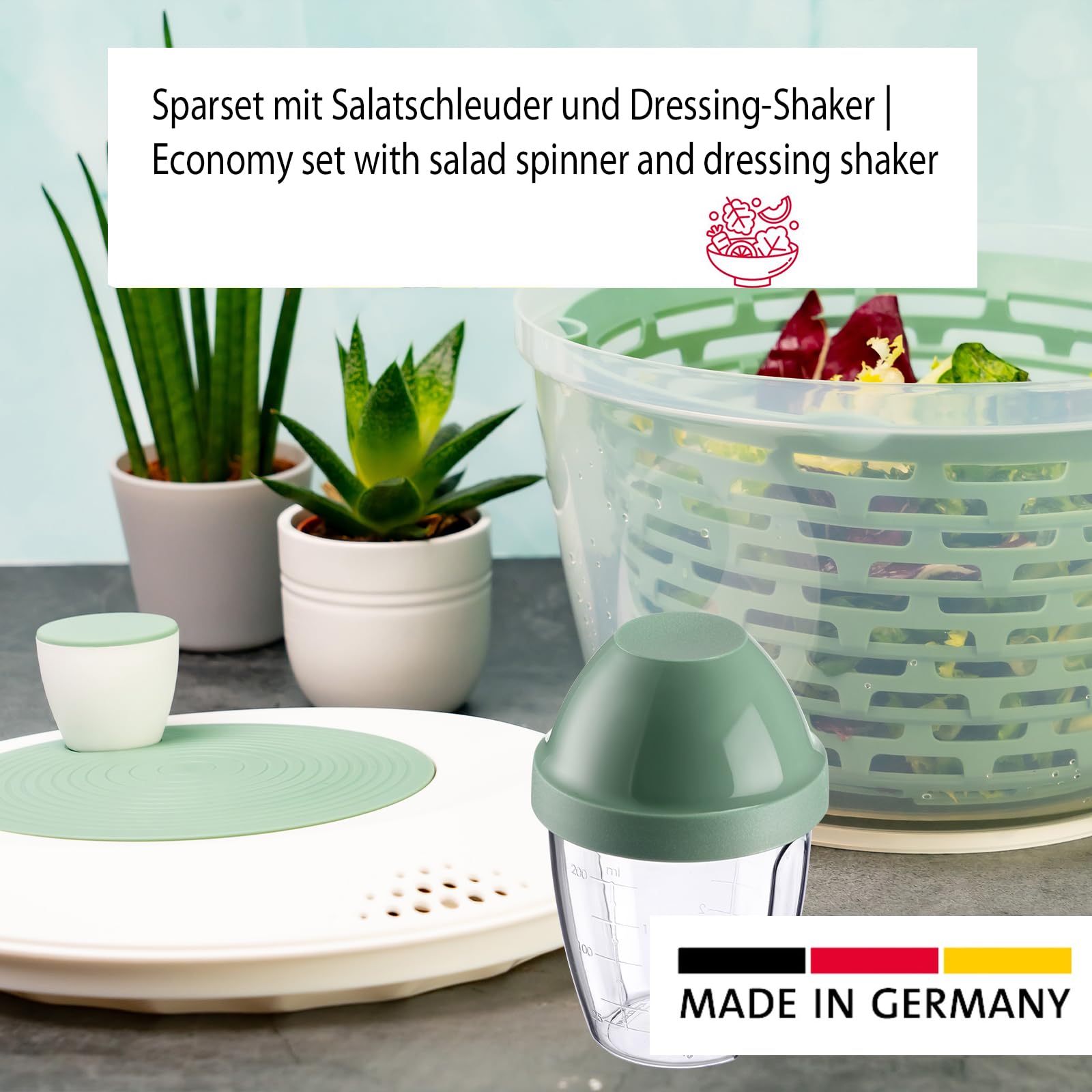 westmark-spinderella-essoreuse-salade-4-4-l-gobelet-m-langeur-mix-ei-0-25-l-vert image 2