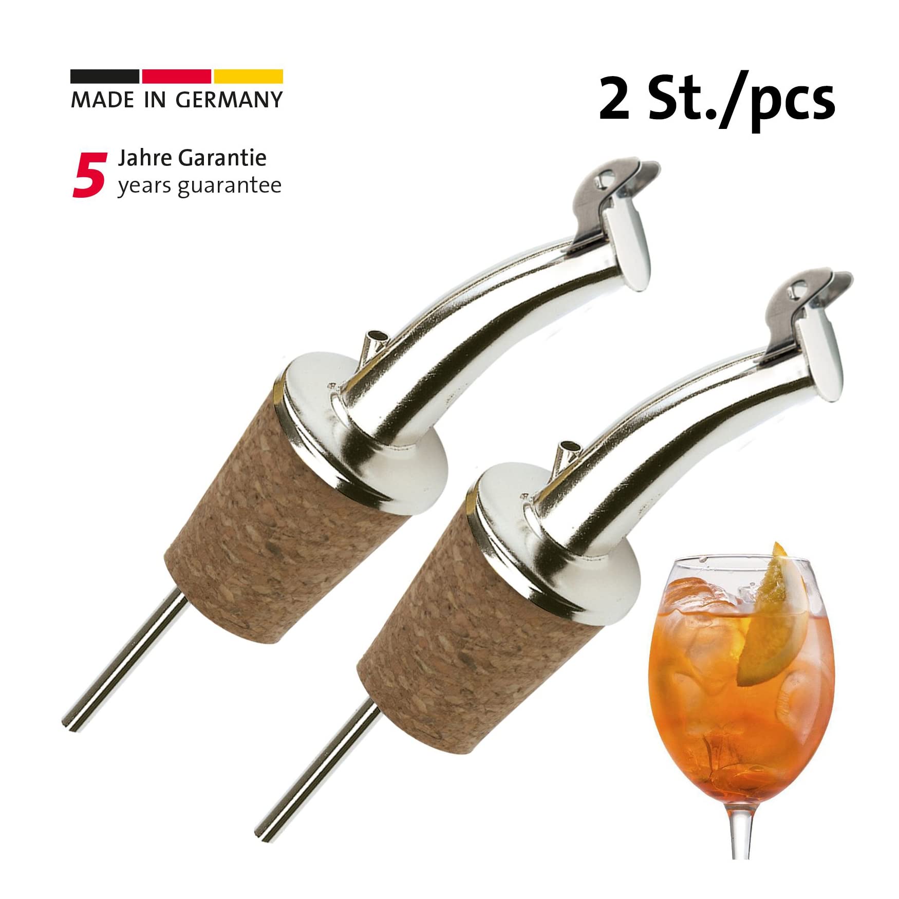 westmark-classic-gastro-becs-verseurs-avec-clapet-de-fermeture-li-ge-laiton-lot- image 2