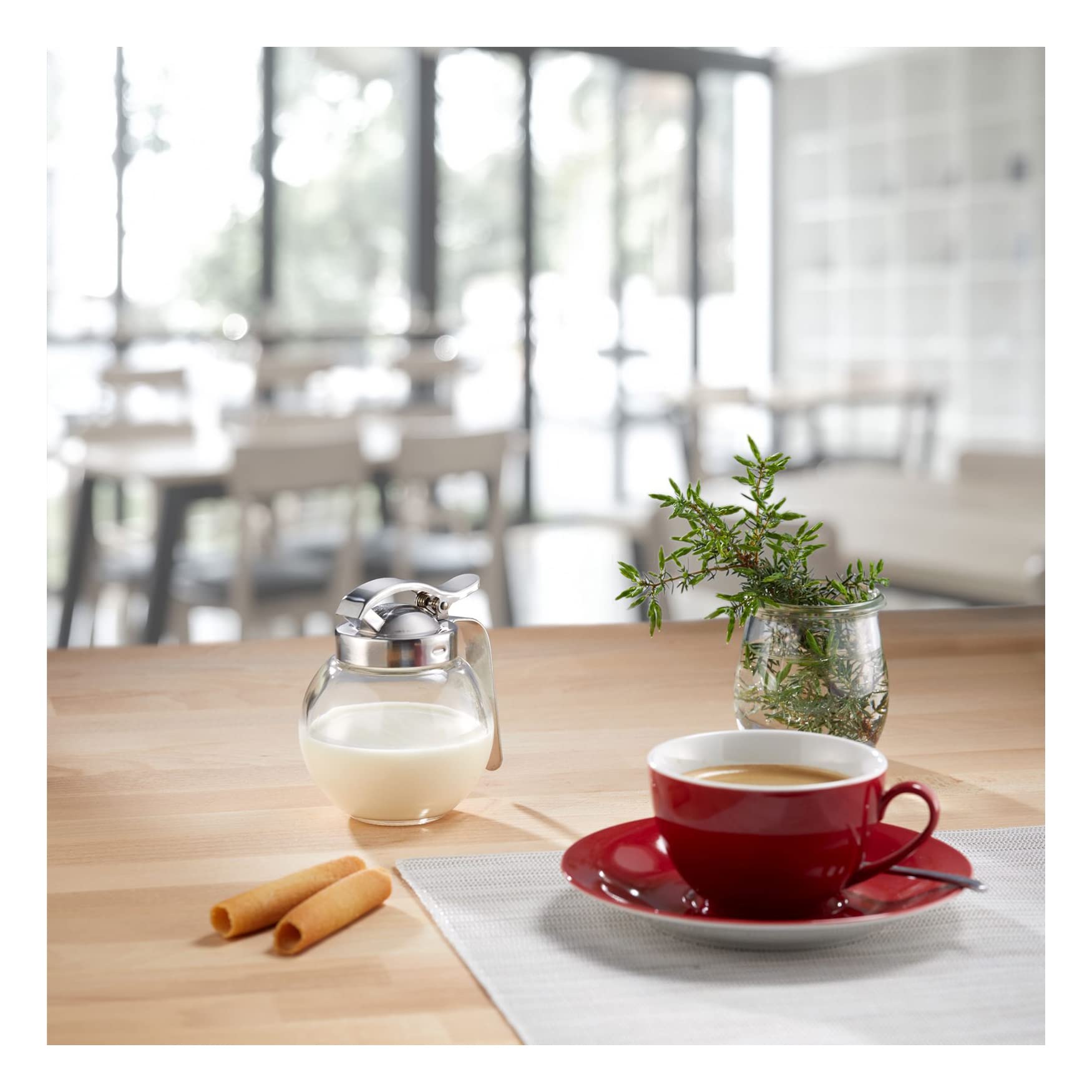 westmark-654022e2-roma-lot-de-6-distributeurs-miel-en-verre-et-acier-inoxydable- image 8
