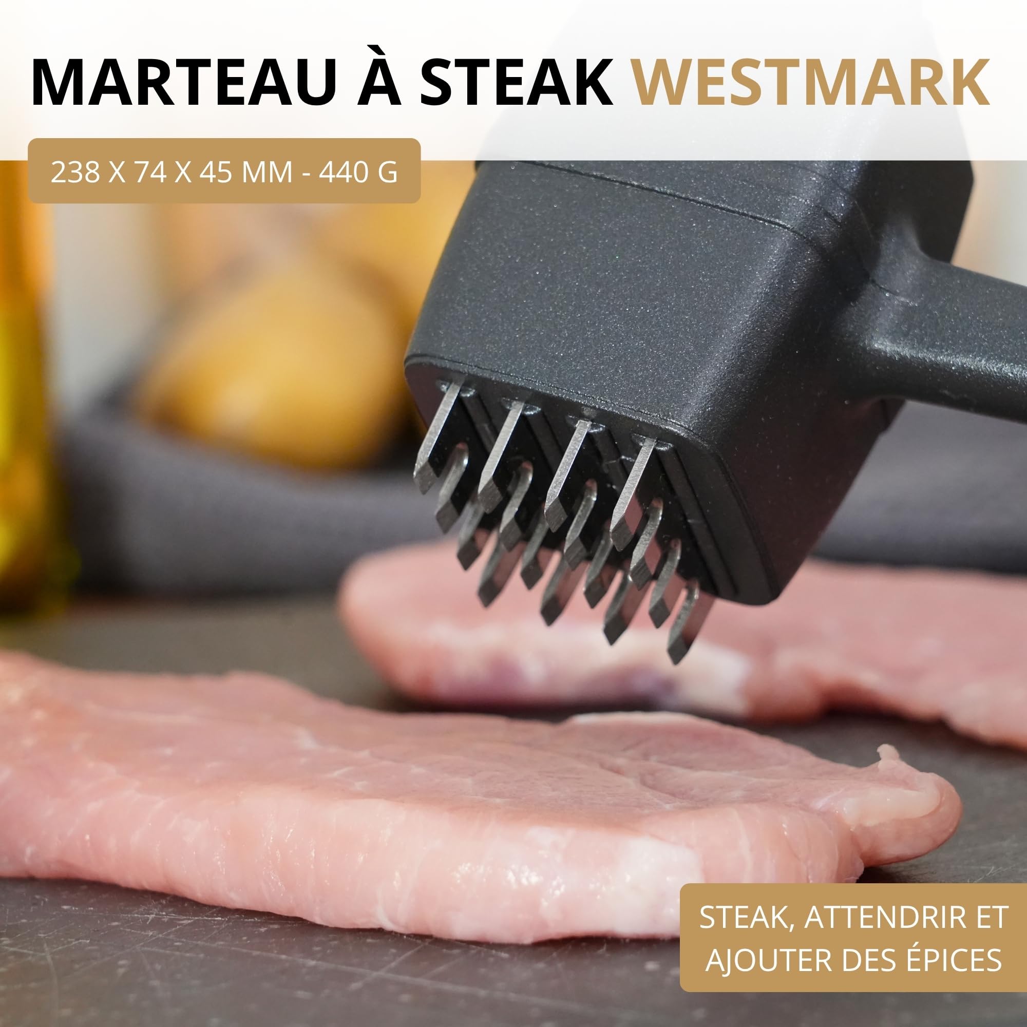 westmark-steakmaster-black-edition-62207760-attendrisseur-de-viande-double-face- image 2