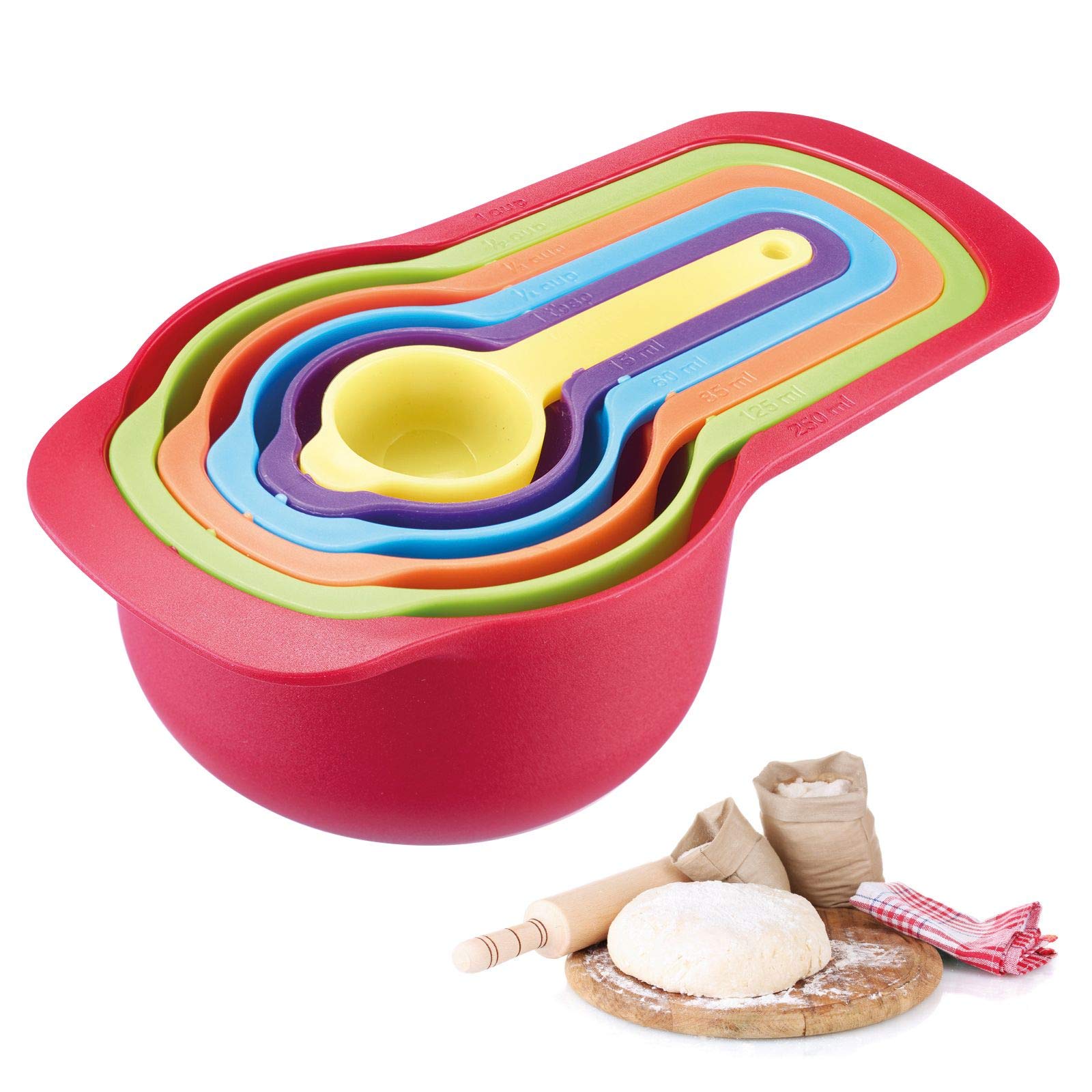 westmark-30582270-matroschka-set-de-6-cuill-res-doseuses-empilables-plastique-sa image 2