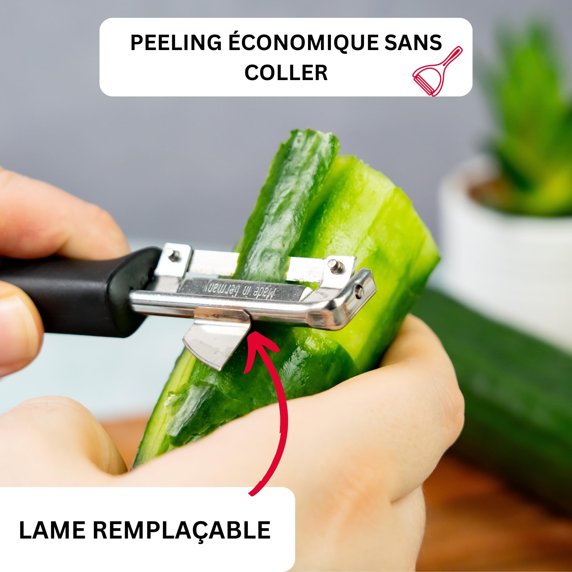 westmark-gallant-plucheur-conome-universel-avec-lame-viss-e-rechangeable-en-acie image 2