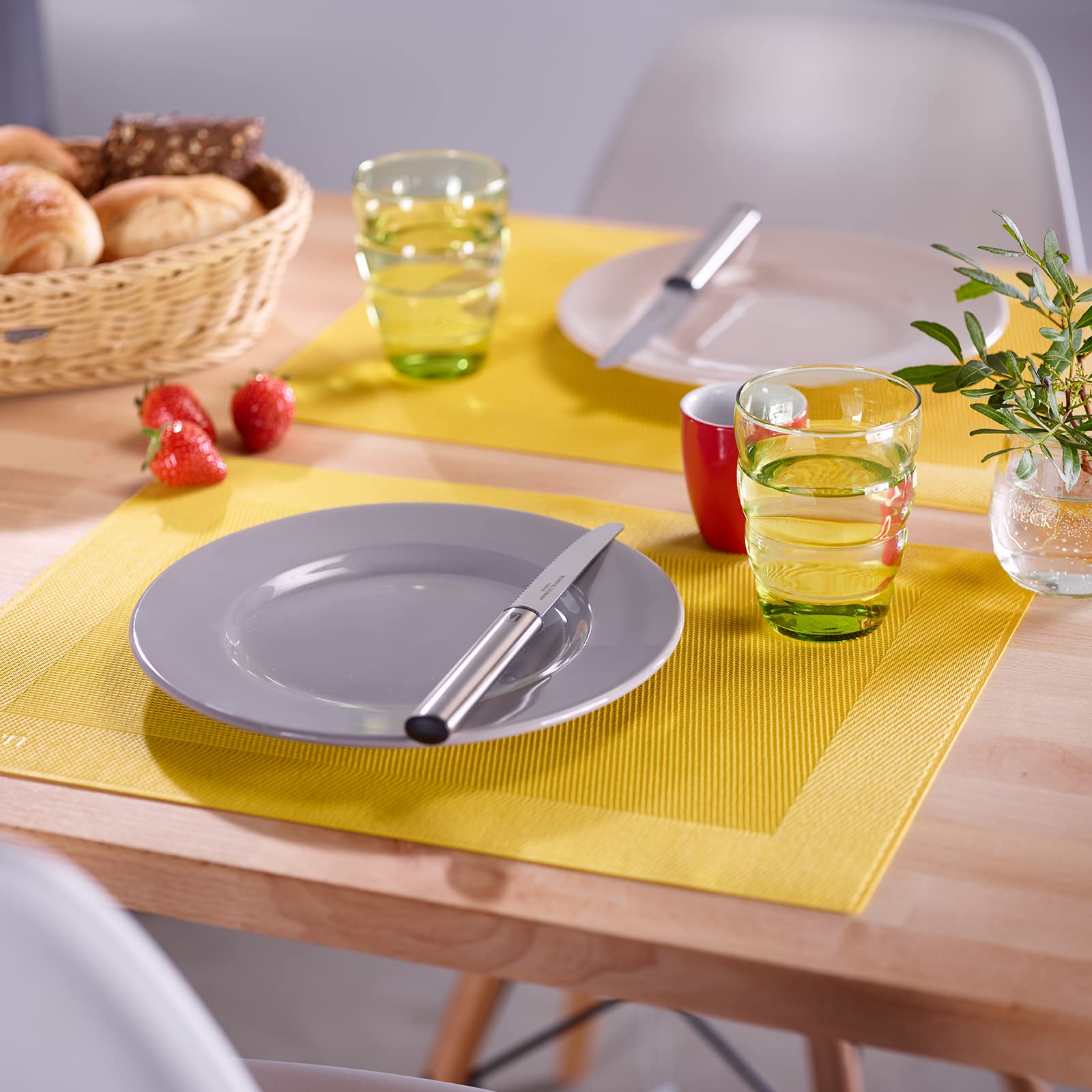 westmark-saleen-home-sets-de-table-4-pi-ces-42-x-32-cm-vinyle-polyester-jaune-01 image 5