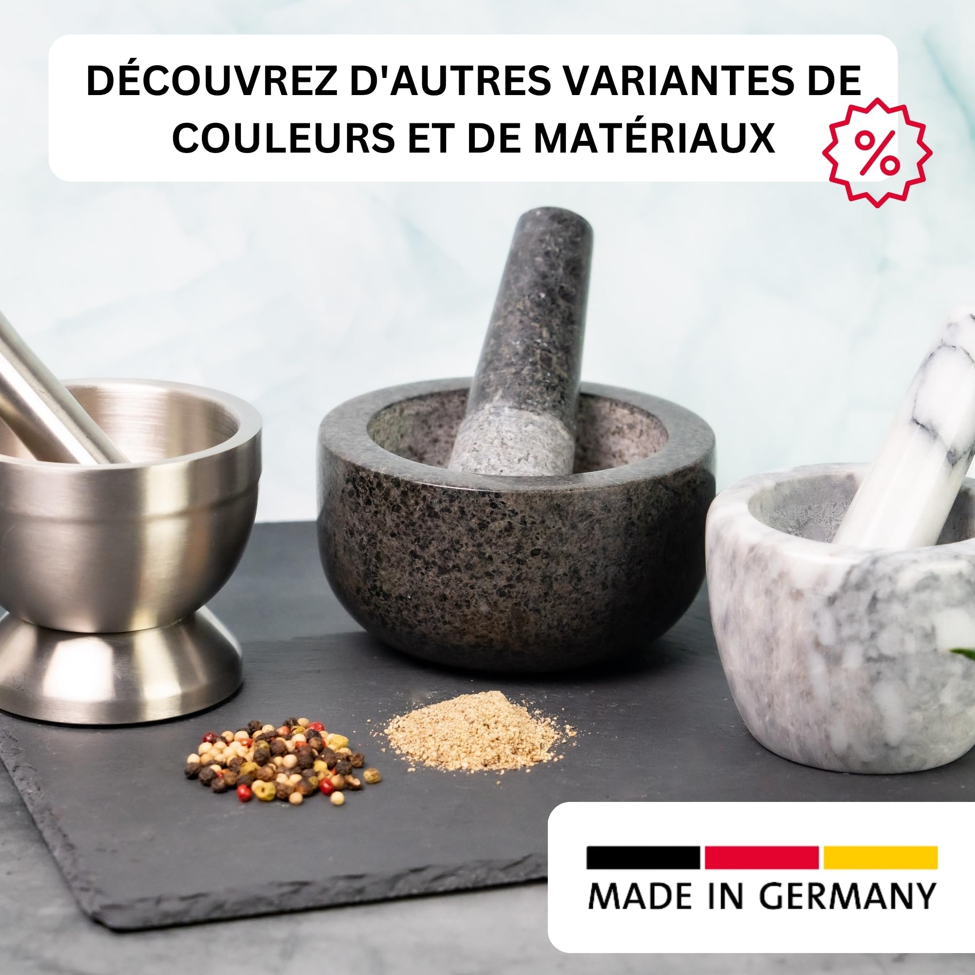 westmark-gourmet-mortier-avec-pilon-en-marbre-naturel-haut-10-x-7-5-cm-blanc-gri image 7