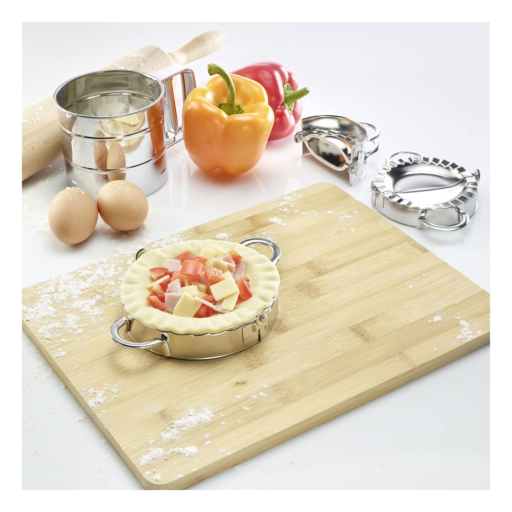 westmark-emilia-moules-raviolis-en-acier-inoxydable-7-5-cm-avec-poign-es-pratiqu image 7