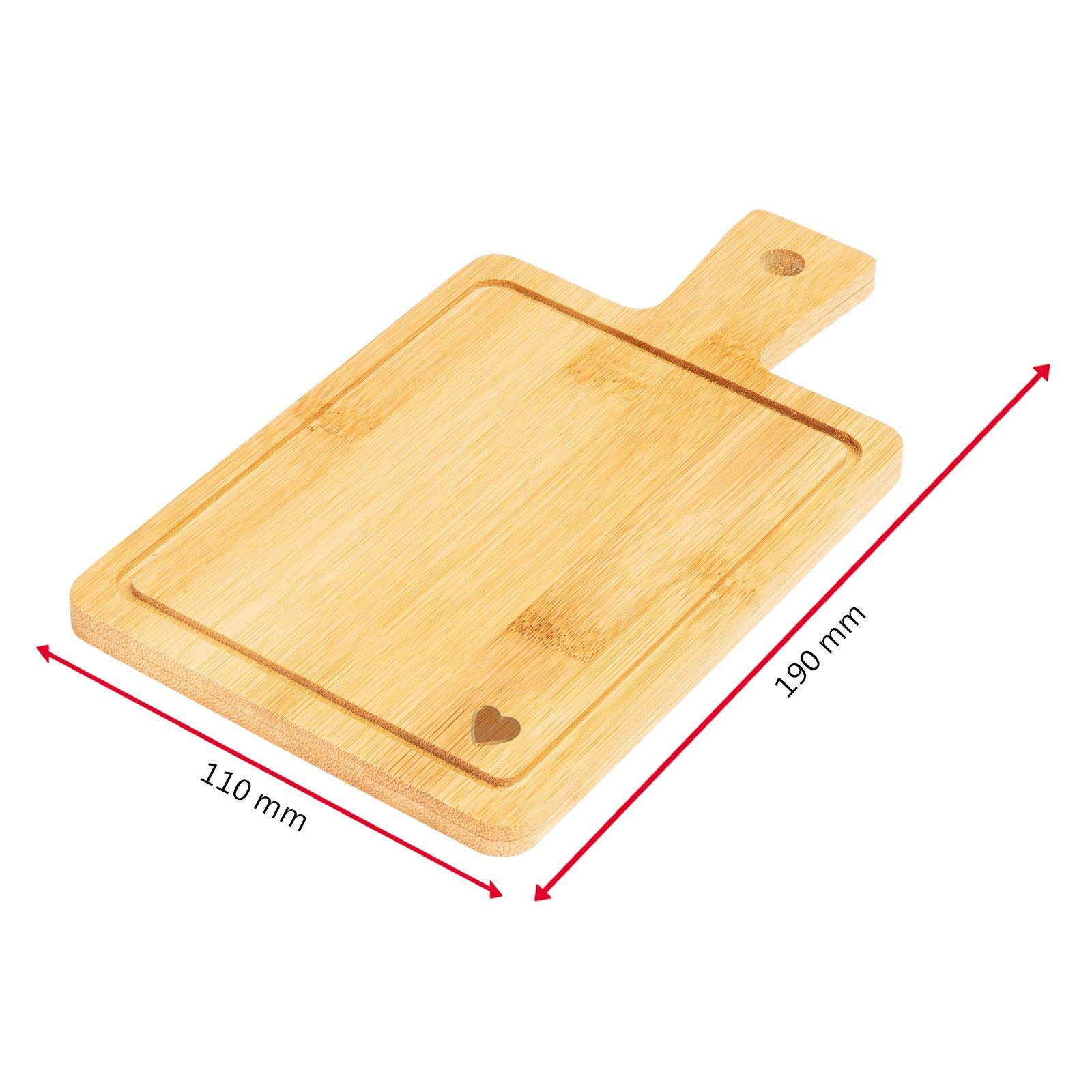 westmark-friends-lot-de-4-assiettes-tapas-en-bambou-19-x-11-cm-plateaux-de-servi image 3