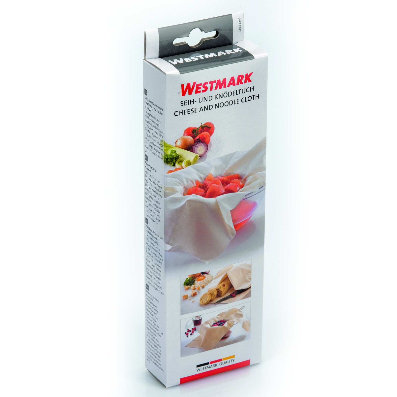 westmark-tamine-en-coton-11932260-60-x-60-cm-blanc-pour-filtrer-presser-et-goutt image 7