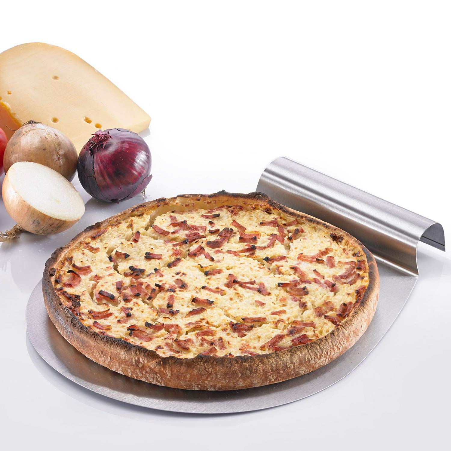 westmark-pelle-g-teau-pizza-26-cm-en-acier-inoxydable-bord-arrondi-argent-314222 image 6