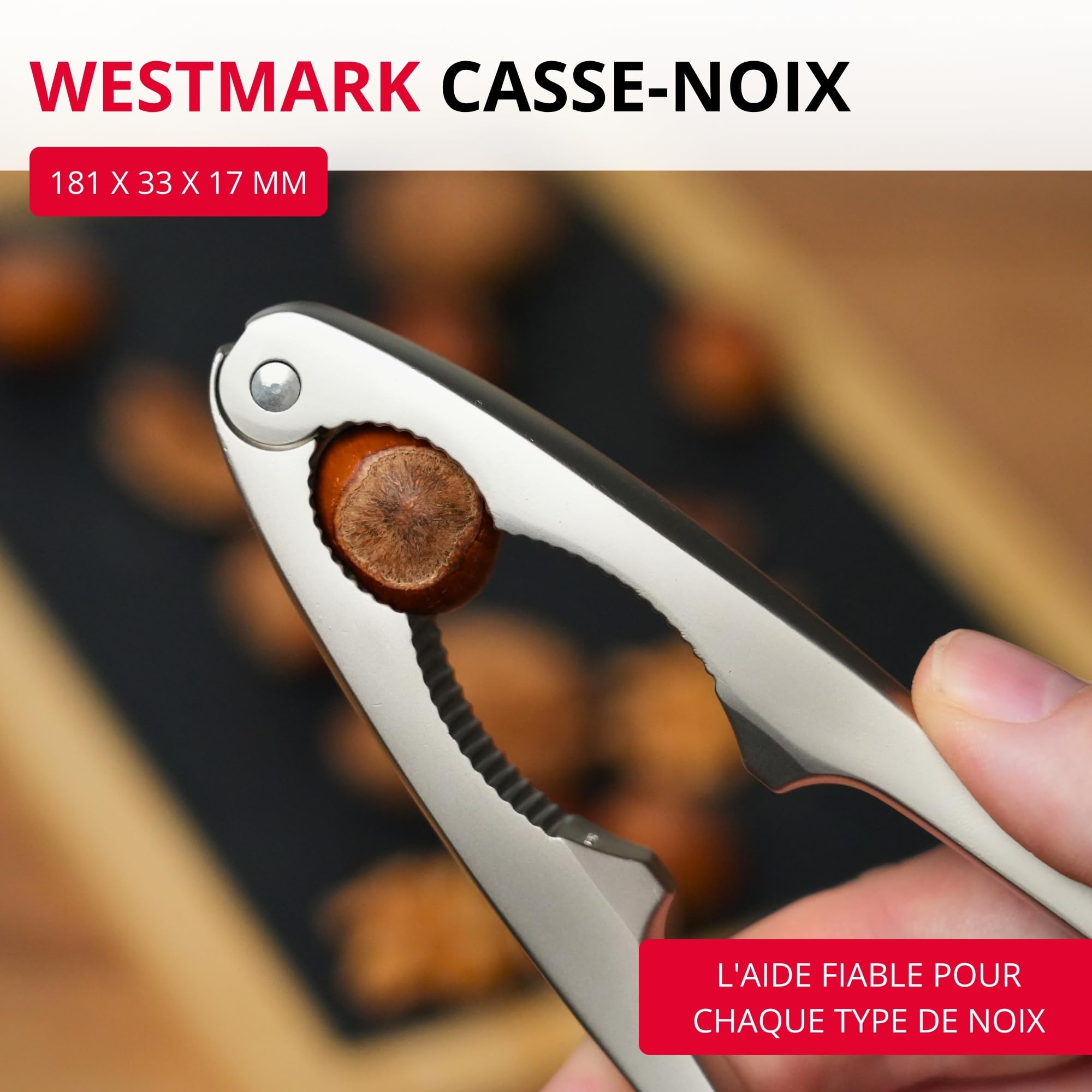 westmark-monopol-edition-casse-noix-zinc-moul-sous-pression-effet-satin-18-1-cm- image 2