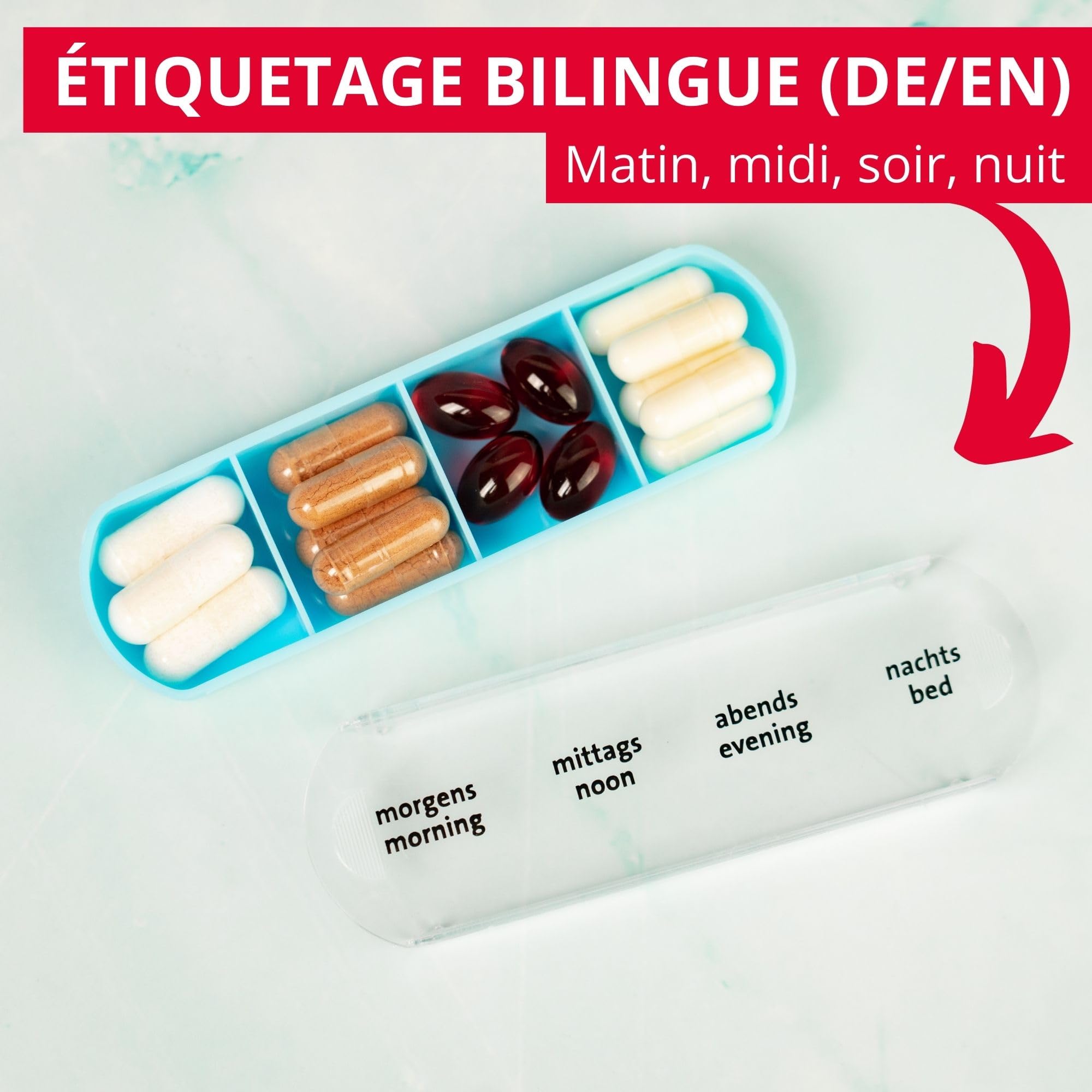 westmark-pilulier-7-jours-bo-te-pilules-hebdomadaire-avec-4-compartiments-matin- image 6